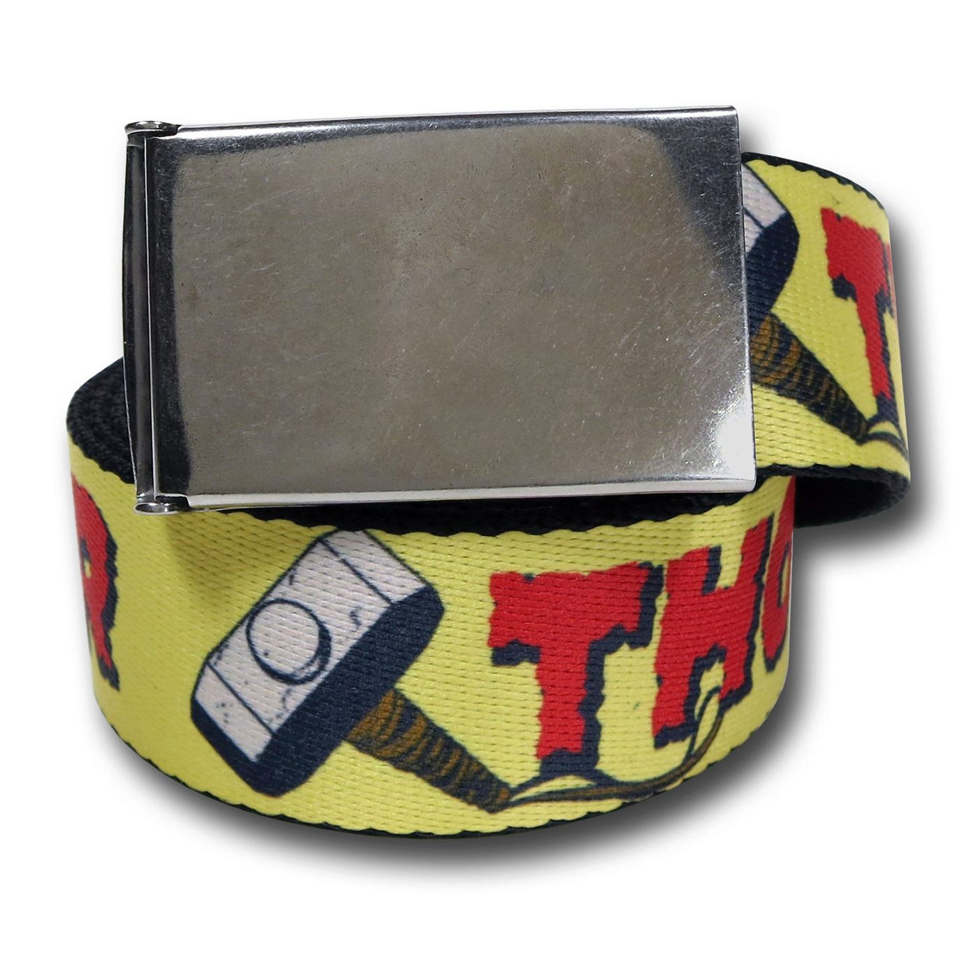 Thor Retro Mjolnir Web Belt, Red