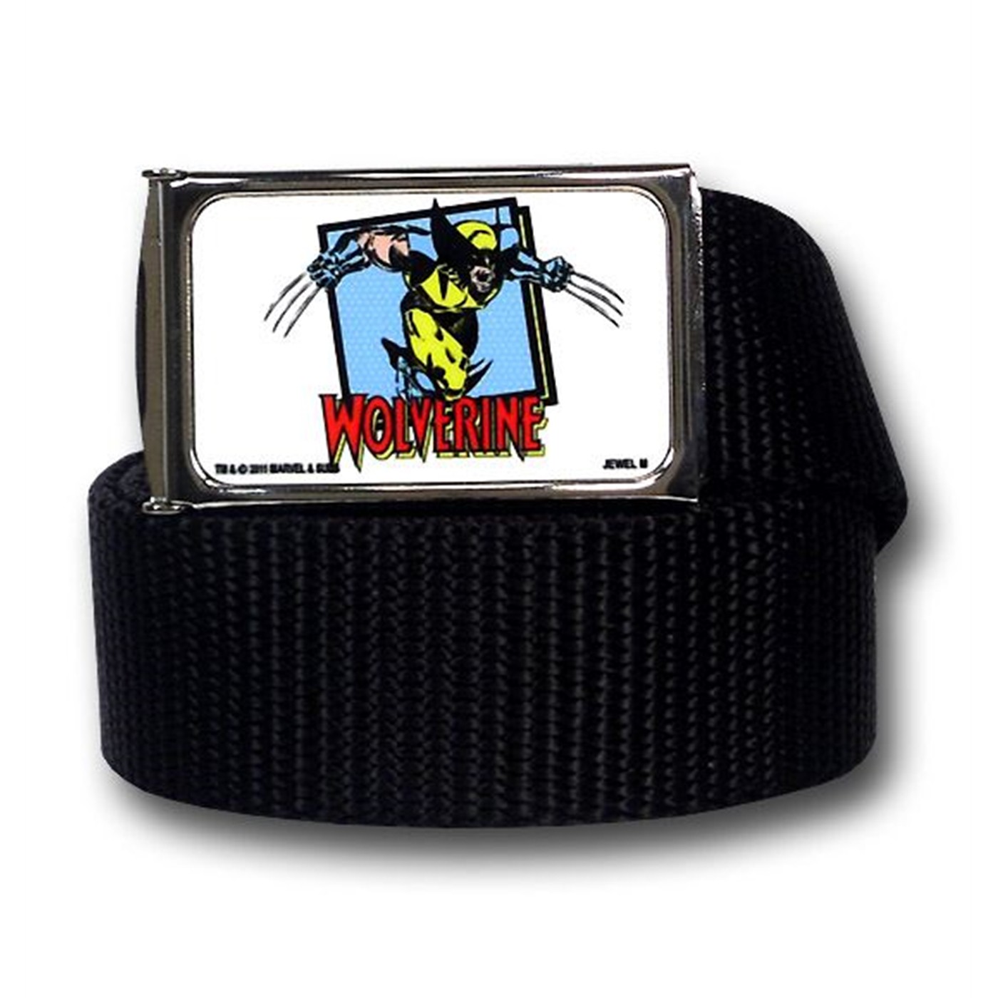 Wolverine Attacking Small Web Belt, Black