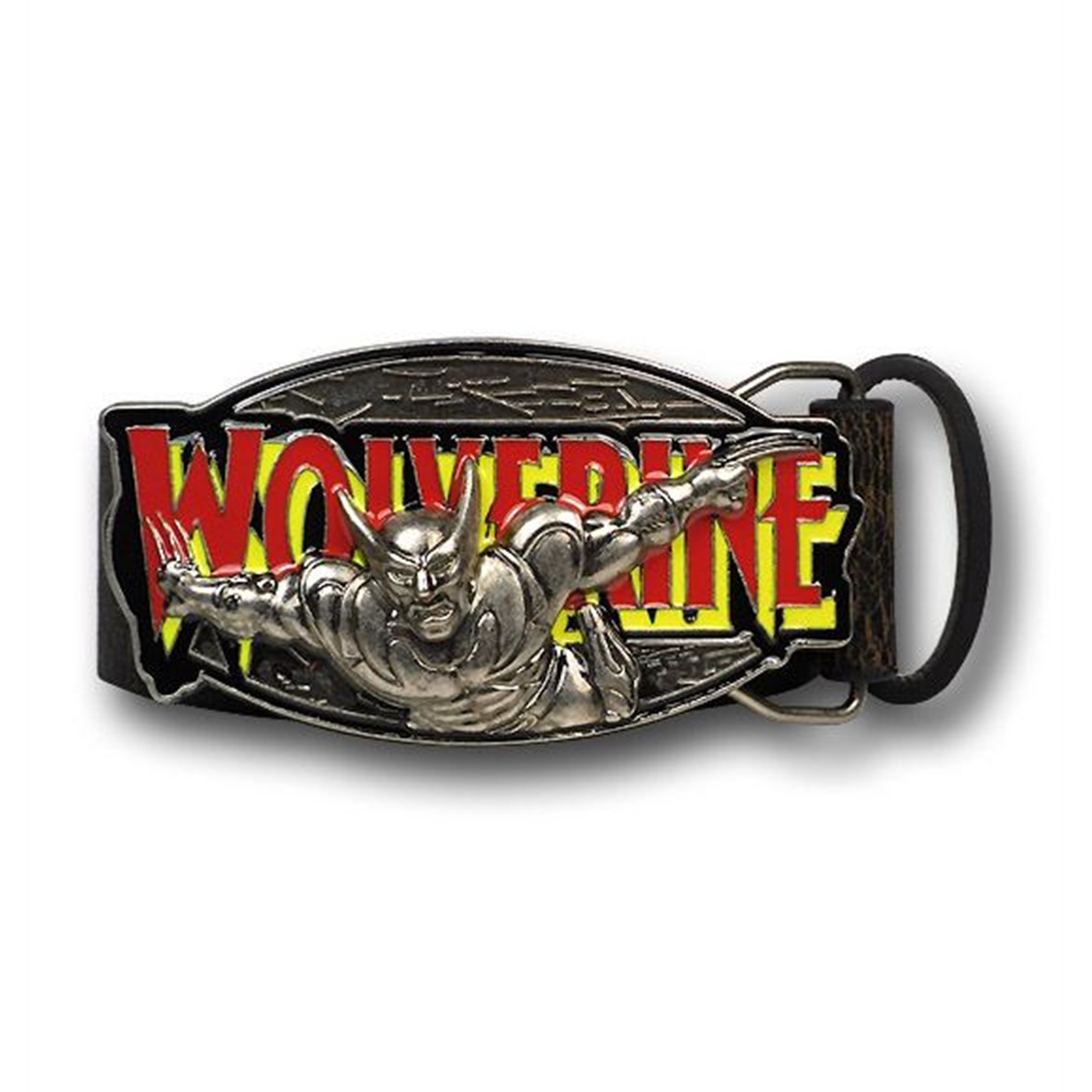 Wolverine Blood Thirsty Belt Buckle With Belt, Grey
