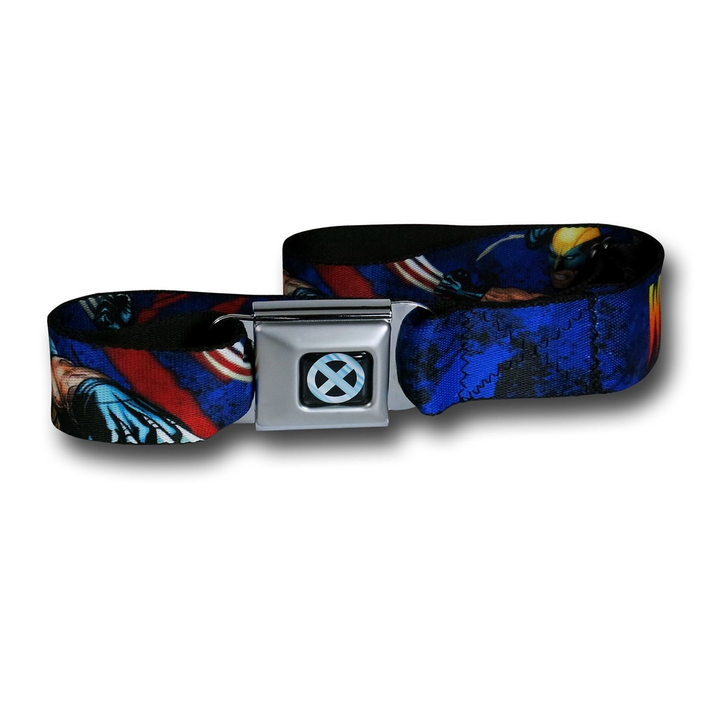 Wolverine Slash Seatbelt Belt, Blue