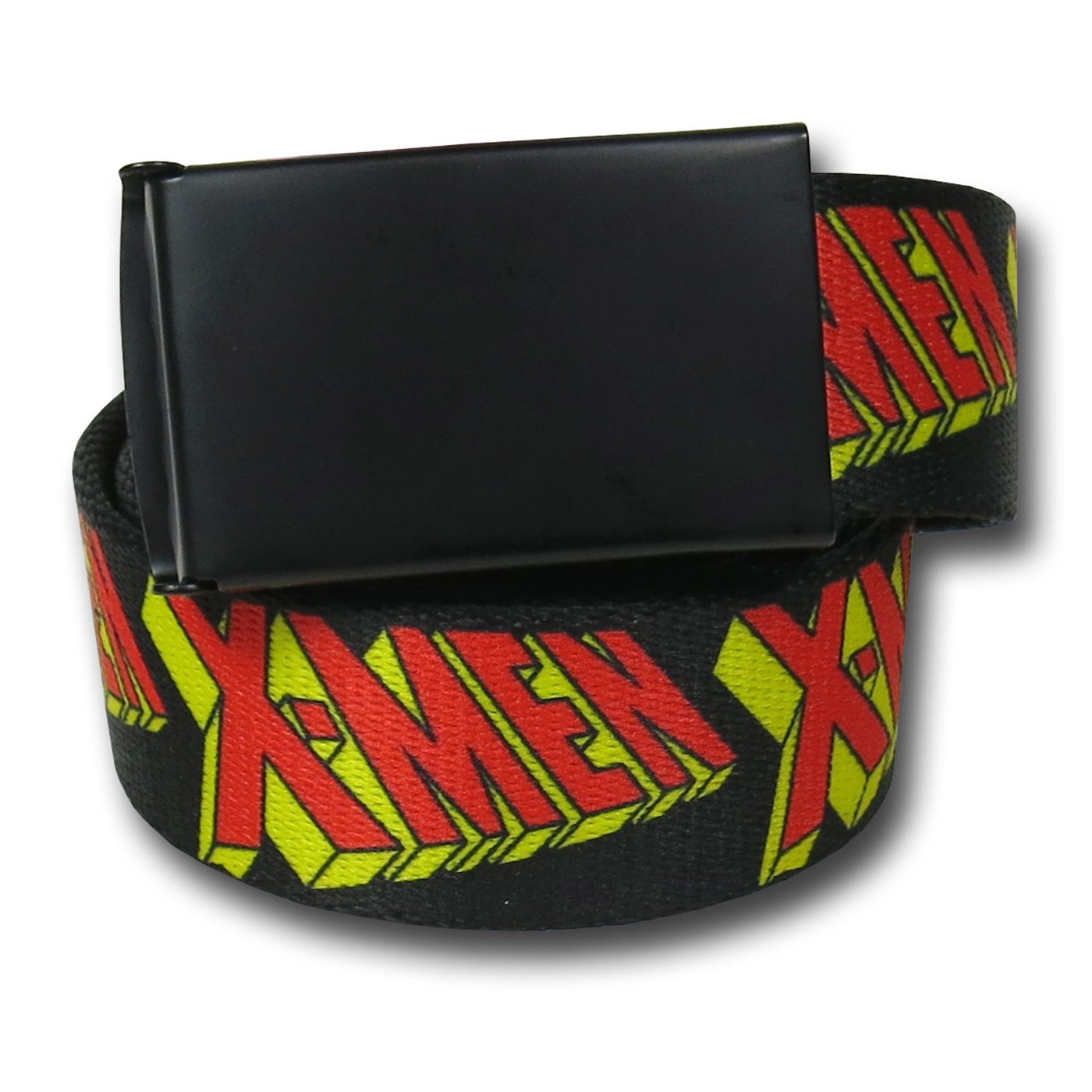 X-Men Logo Black Web Belt, Black