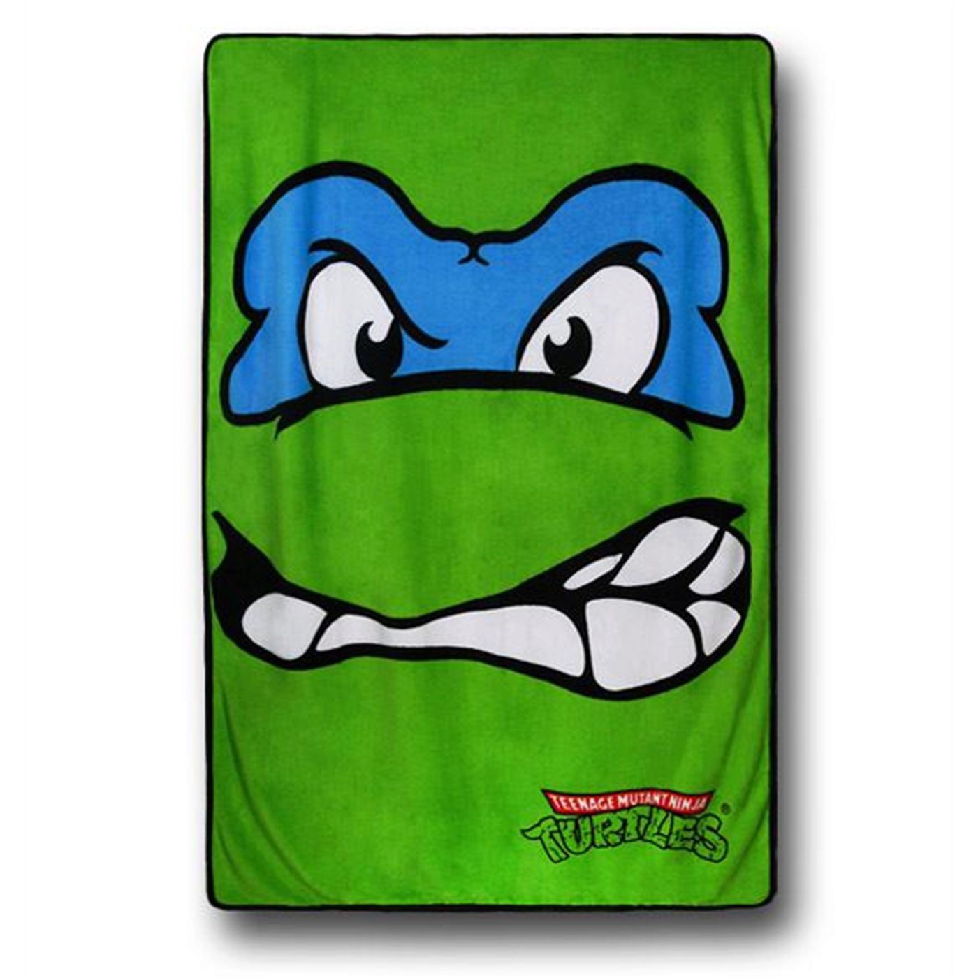 TMNT Face Micro-Plush Throw Blanket, Green