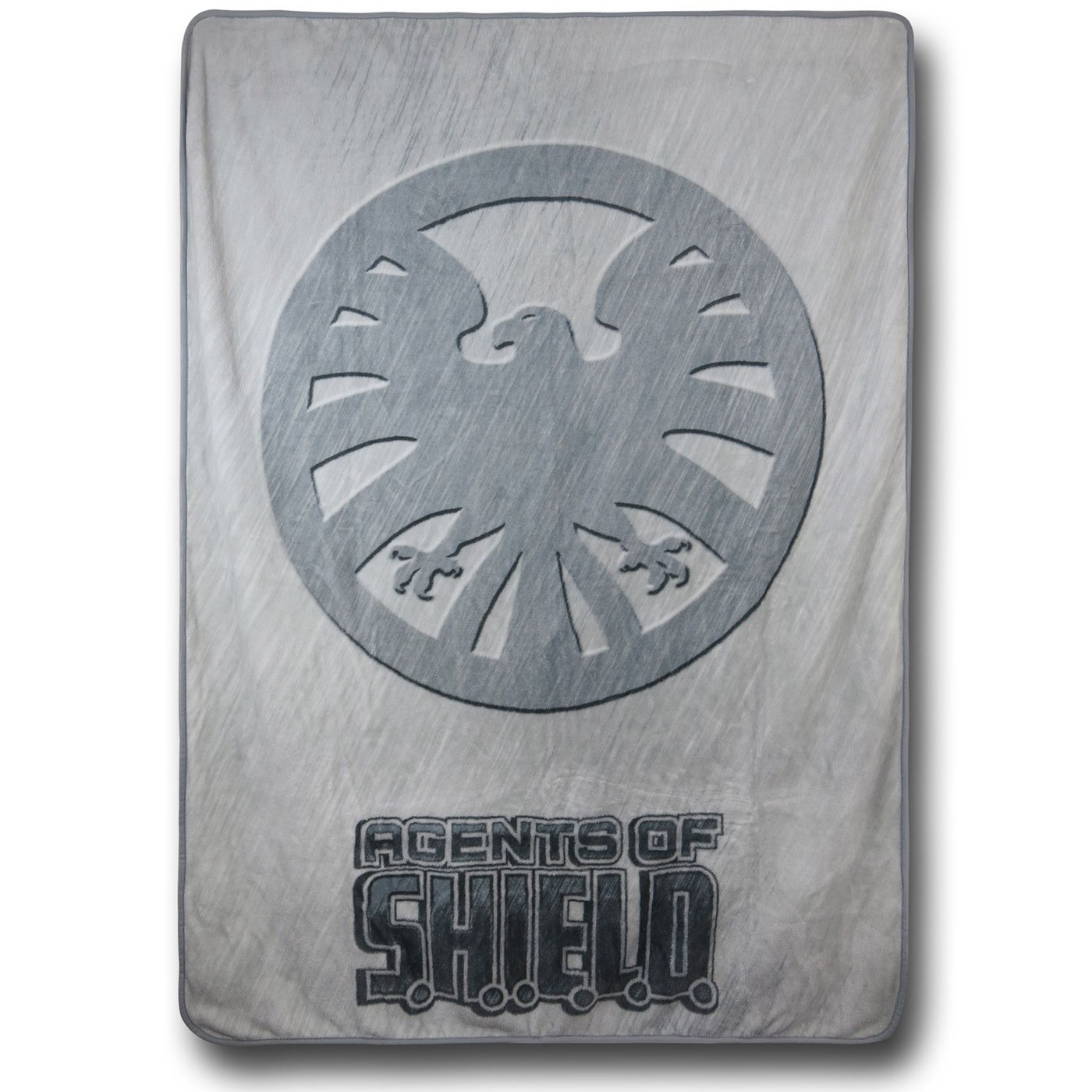 Agents of SHIELD Fleece Throw Blanket, Grey