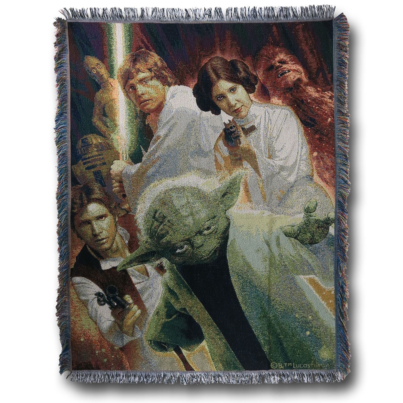 Star Wars Rebel Force Tapestry Throw, Green