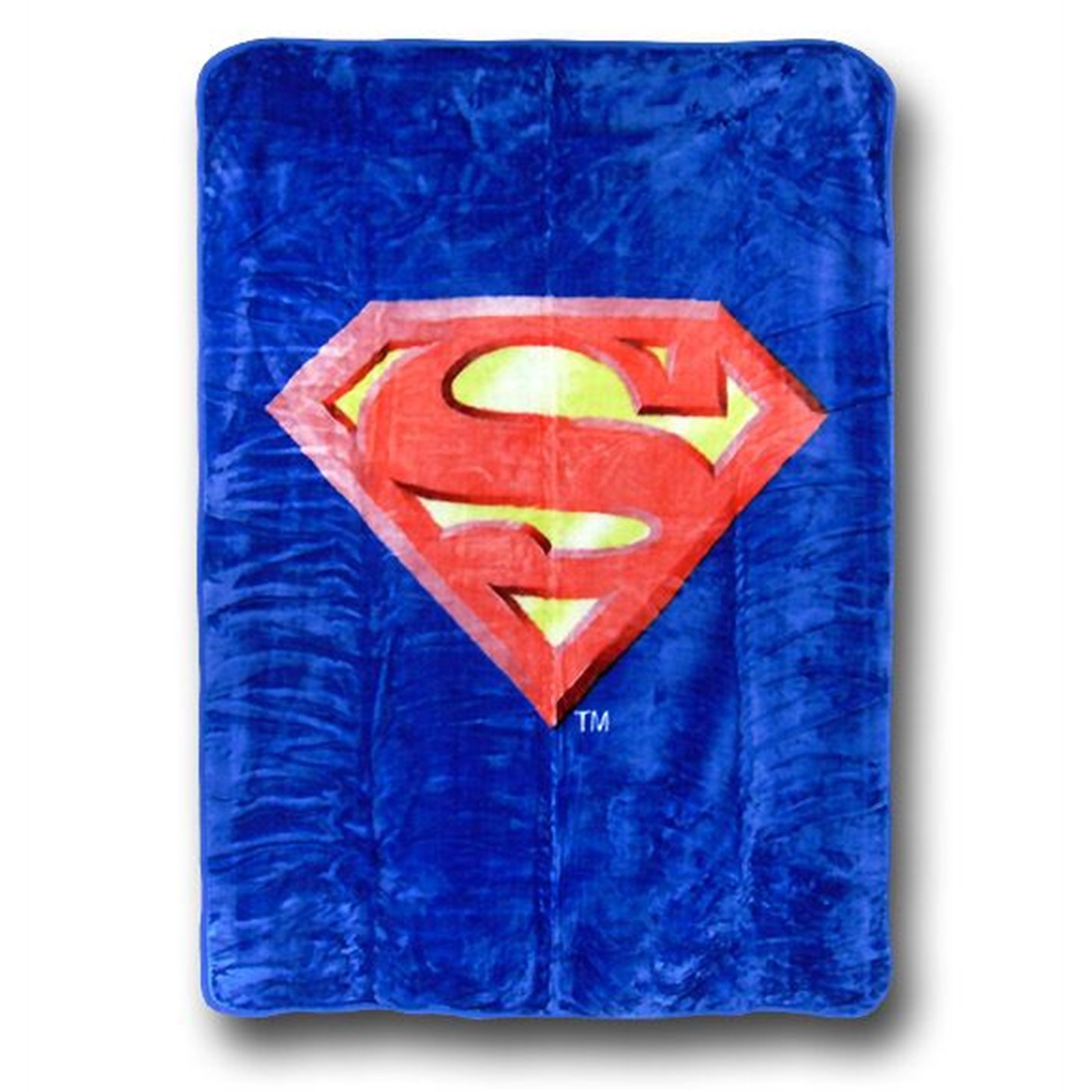 Superman Symbol Queen Blanket, Blue