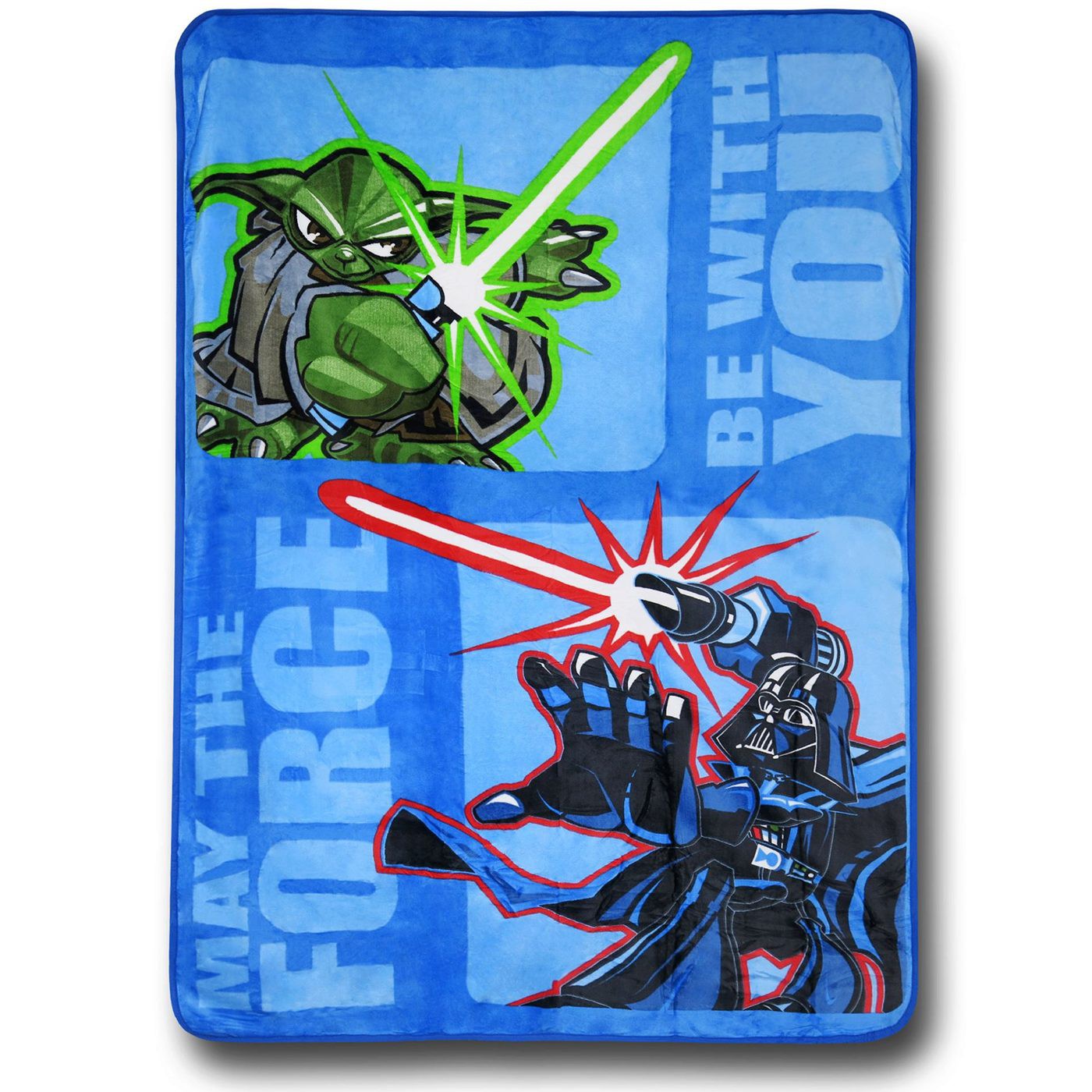 Star Wars Yoda & Vader Large Throw Blanket