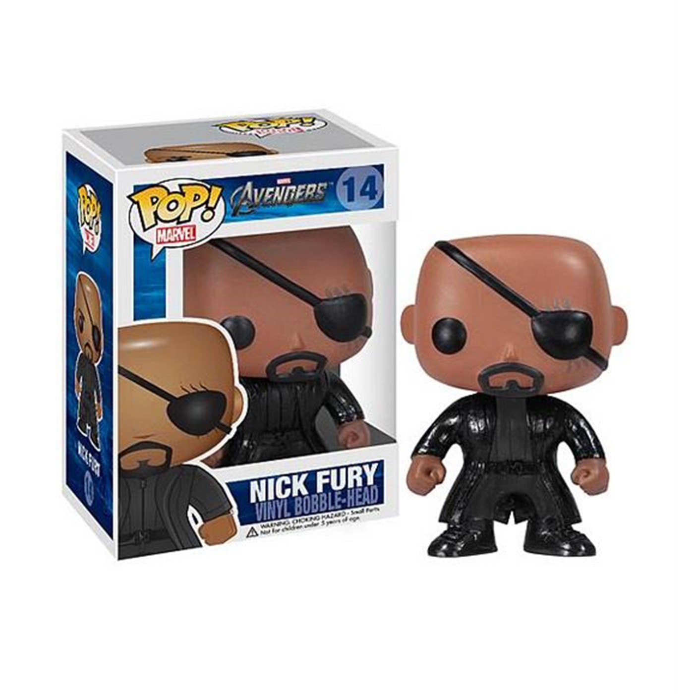 Avengers Nick Fury Pop Marvel Vinyl Bobble Head