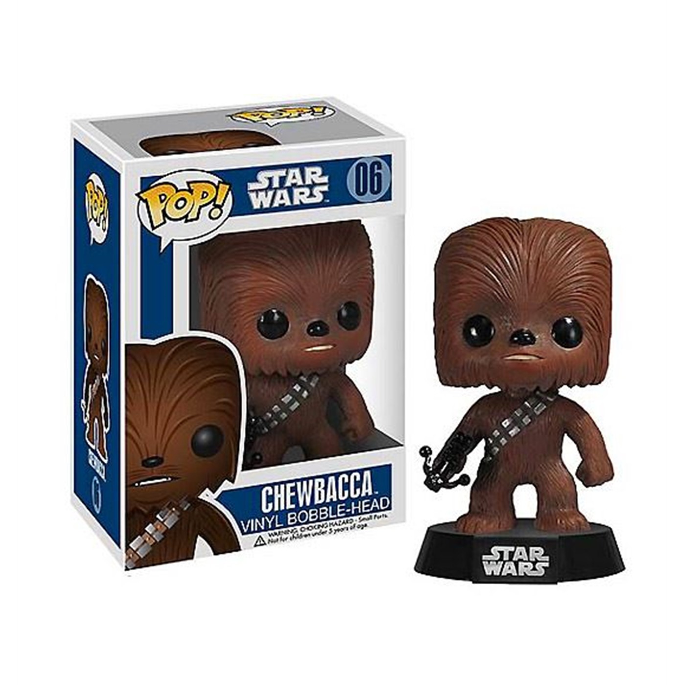 Star Wars Pop Heroes Chewbacca Vinyl Bobblehead