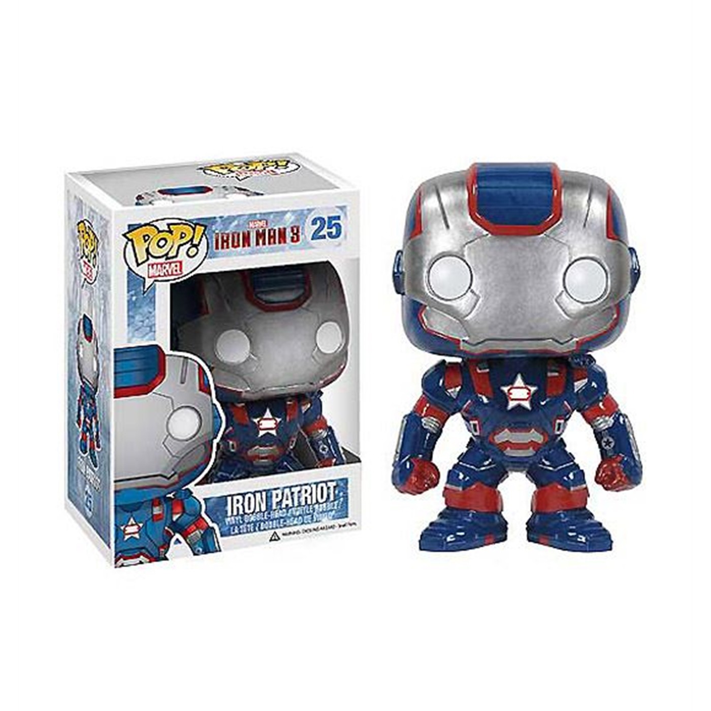 Iron Man 3 Iron Patriot Pop Vinyl Bobblehead