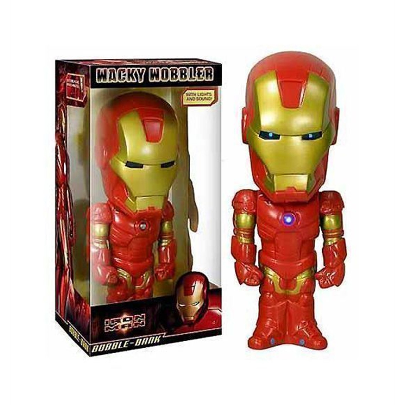 Talking light. Bobblehead Железный человек. Wobblers фигурка Железный человек. Iron man Funko 626. Копилка Марвел.