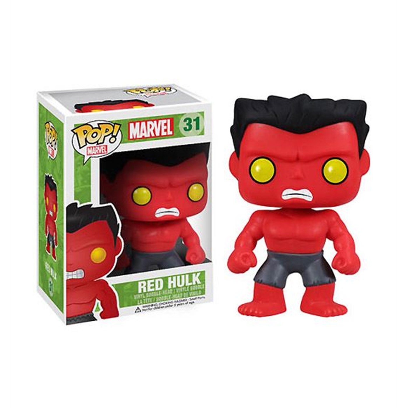 Red Hulk Pop Bobblehead, Red
