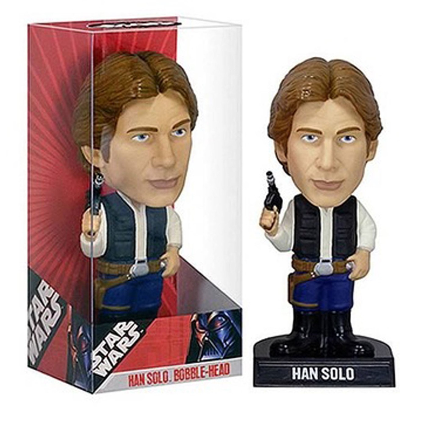 Star Wars Han Solo Bobble Head, Brown