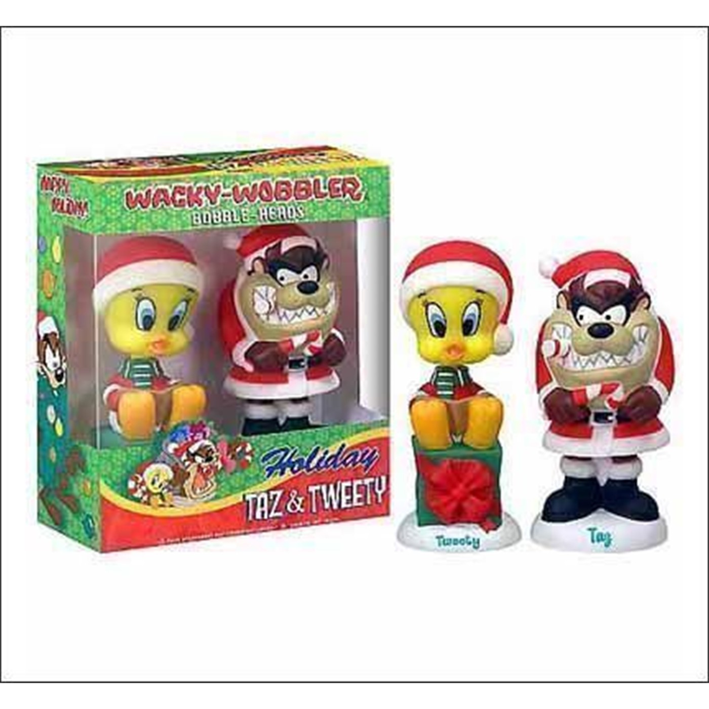 Taz and Tweety Mini Bobblehead Set