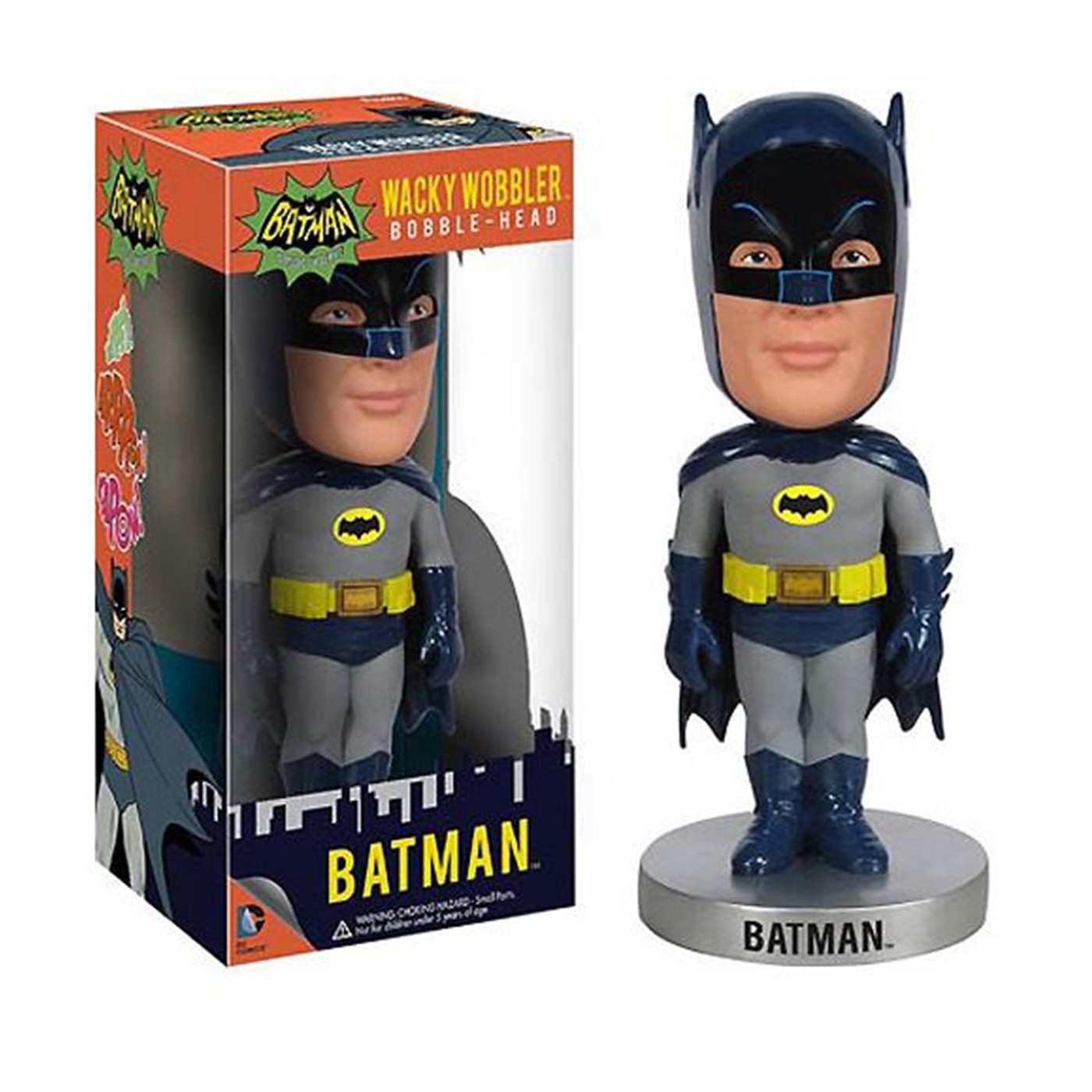 Batman 1966 Wacky Wobbler Bobblehead, Grey