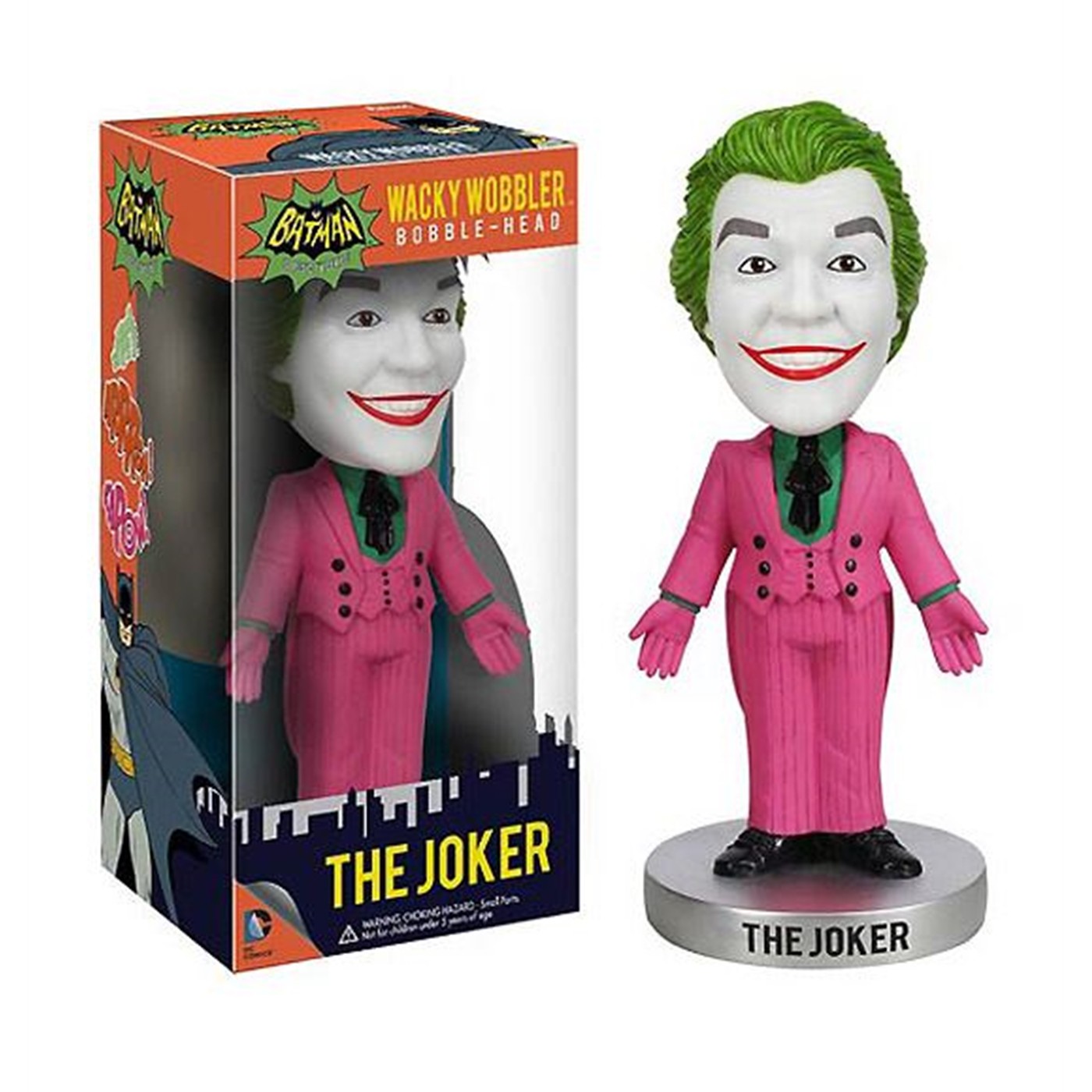 Joker Batman 1966 Wacky Wobbler Bobblehead, Purple