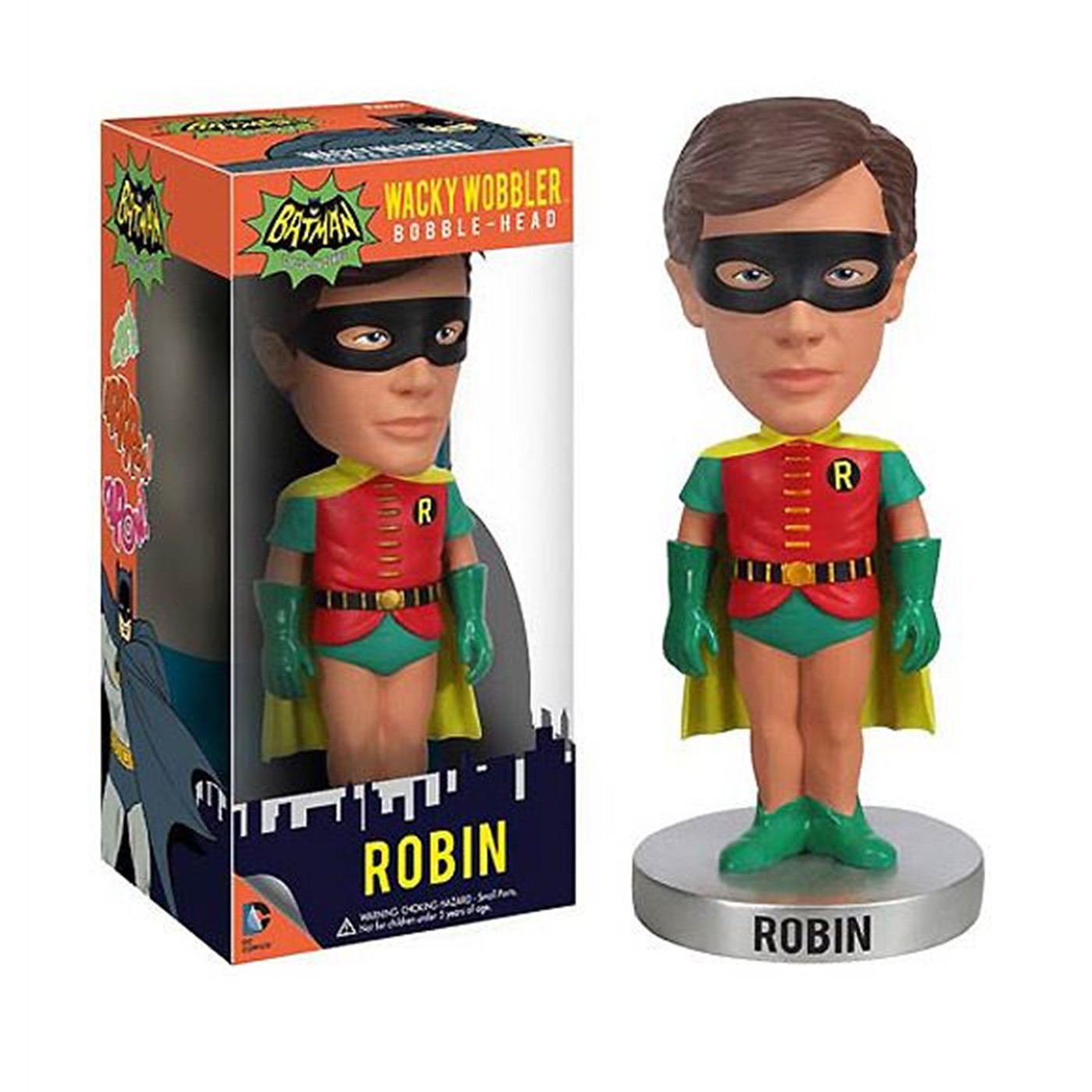 Robin Batman 1966 Wacky Wobbler Bobblehead, Red