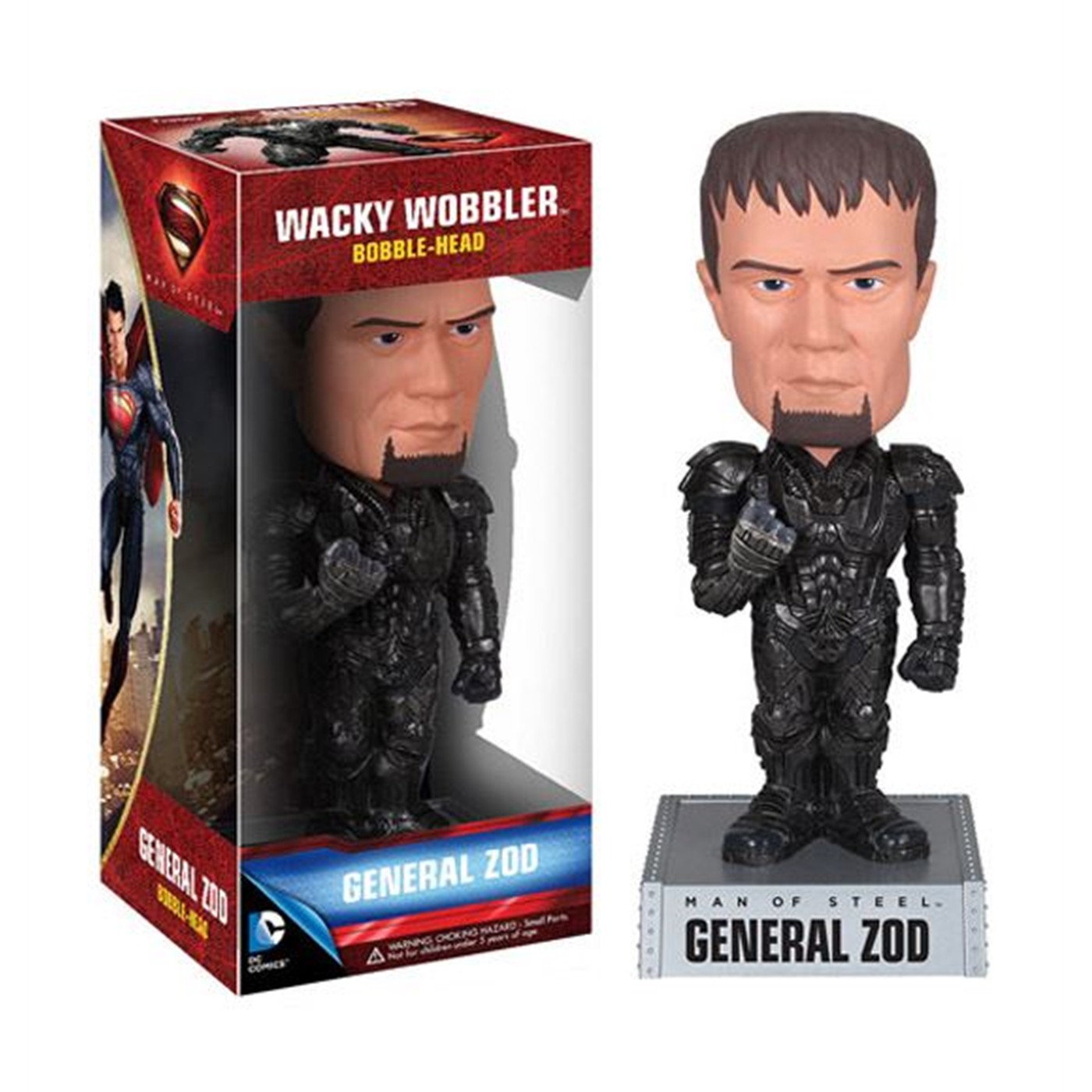 Zod Man of Steel Wacky Wobbler Bobblehead