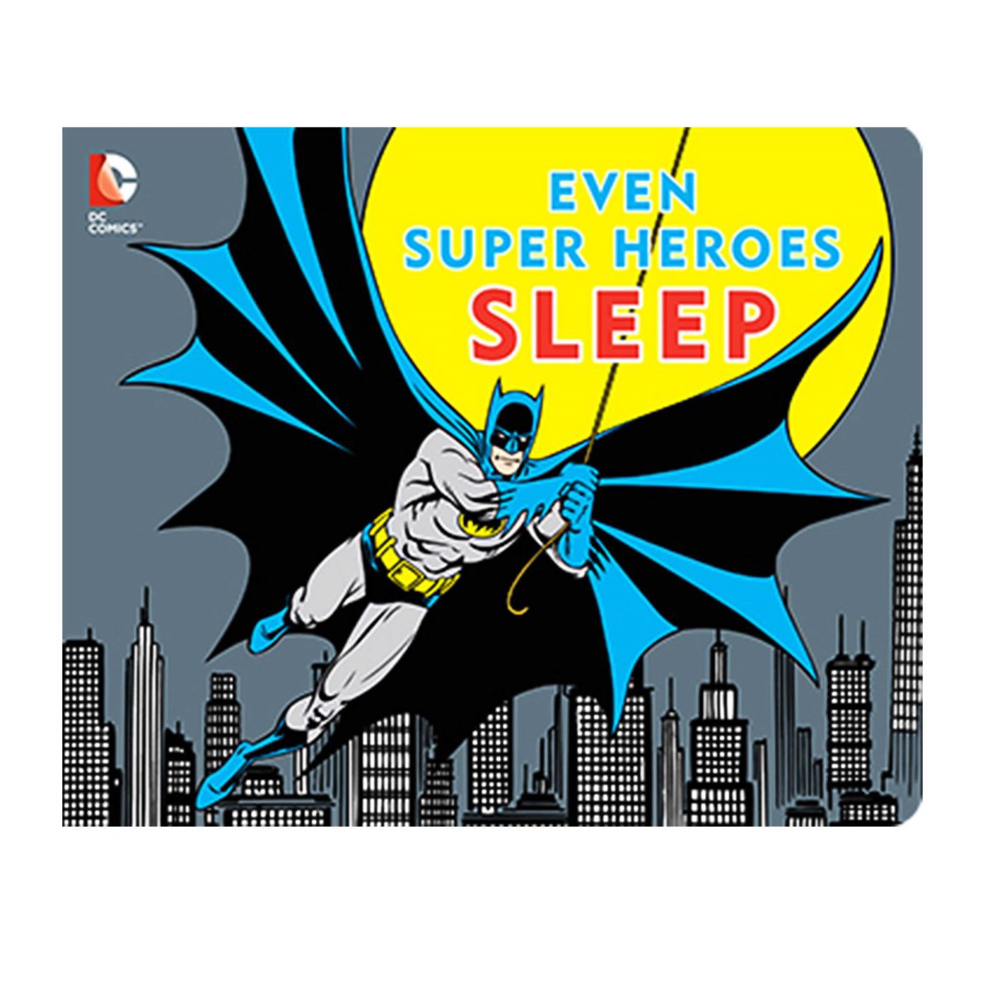 DC Even Superheroes Sleep Book, Grey