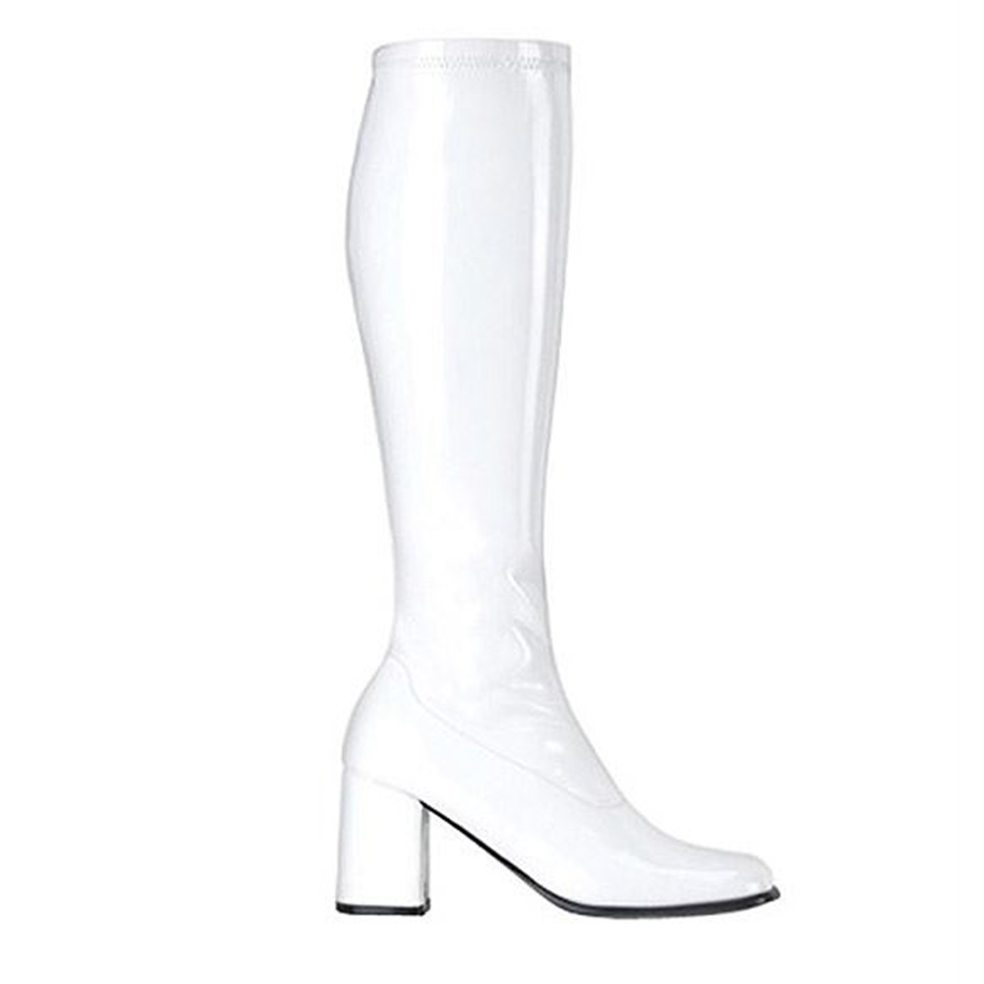 Hero White GO GO Boots 3 Inch Heel
