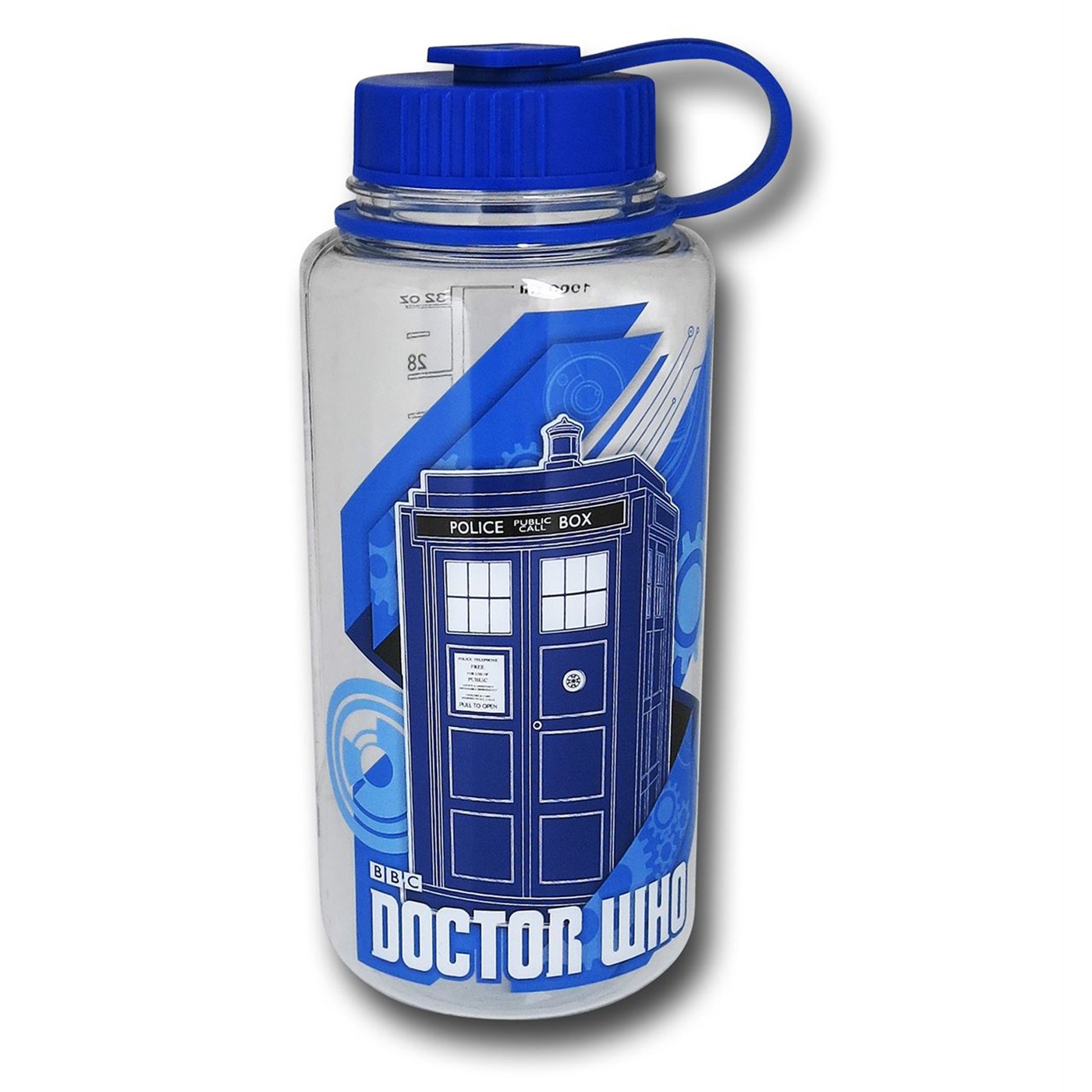 Doctor Who Tritan 32oz Water Bottle, Blue