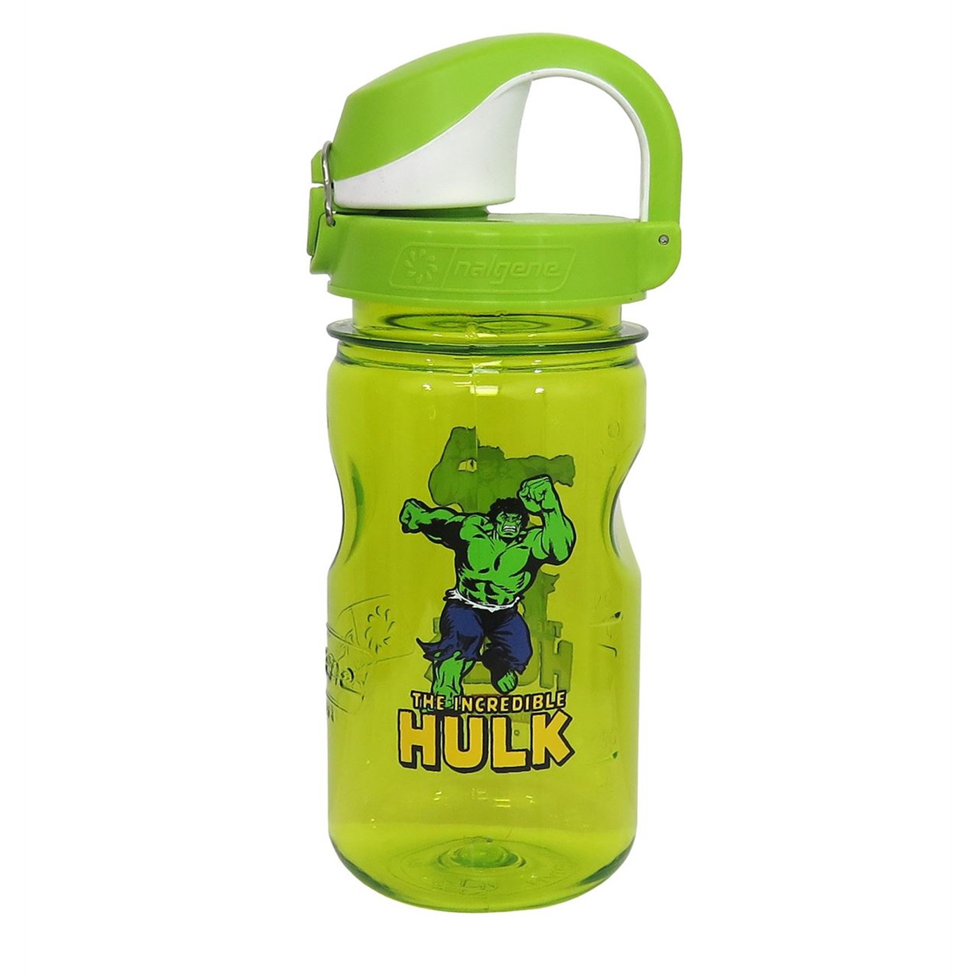 The Incredible Hulk Nalgene Kids 12oz Water Bottle, Yellow