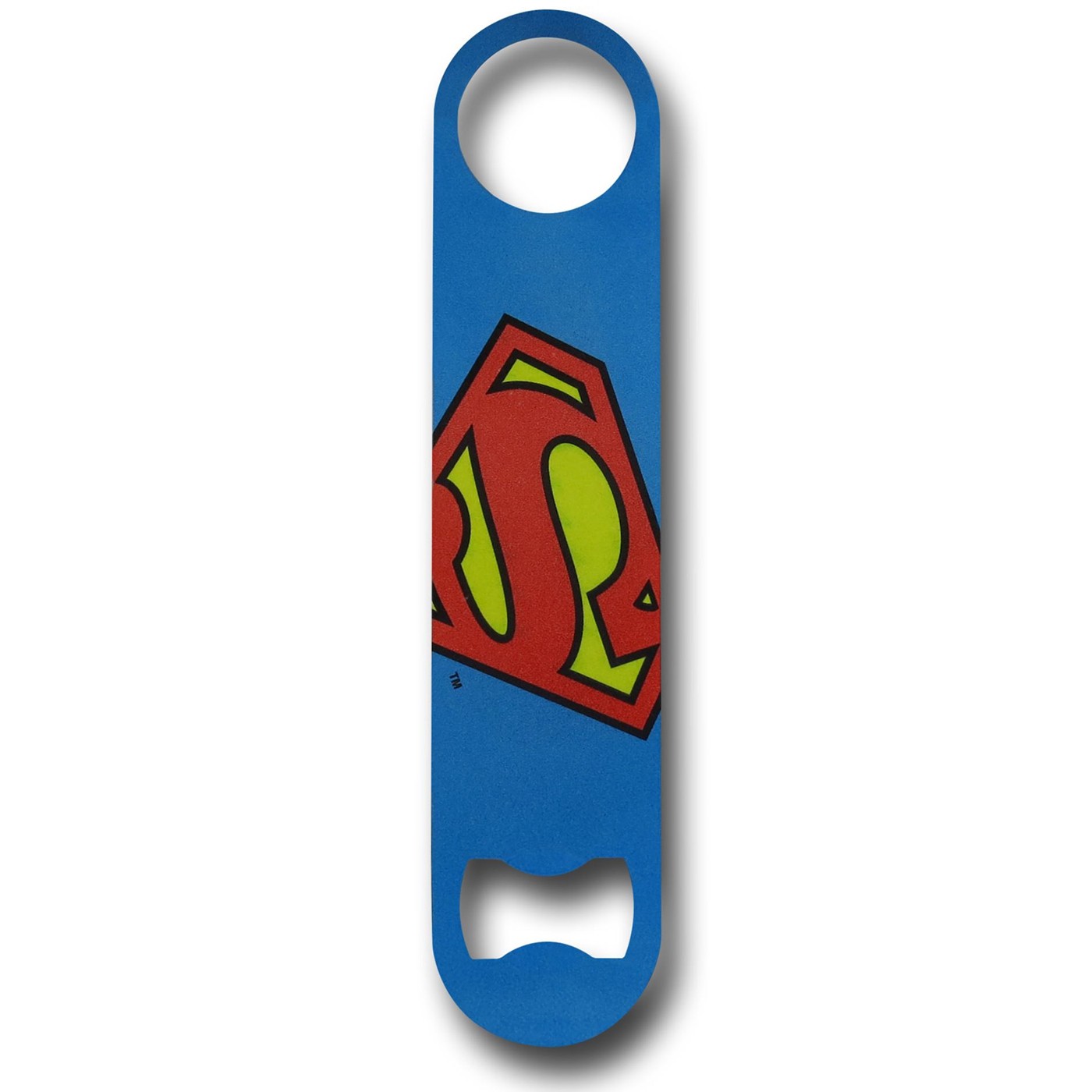 Superman Symbol Bottle Opener, Blue