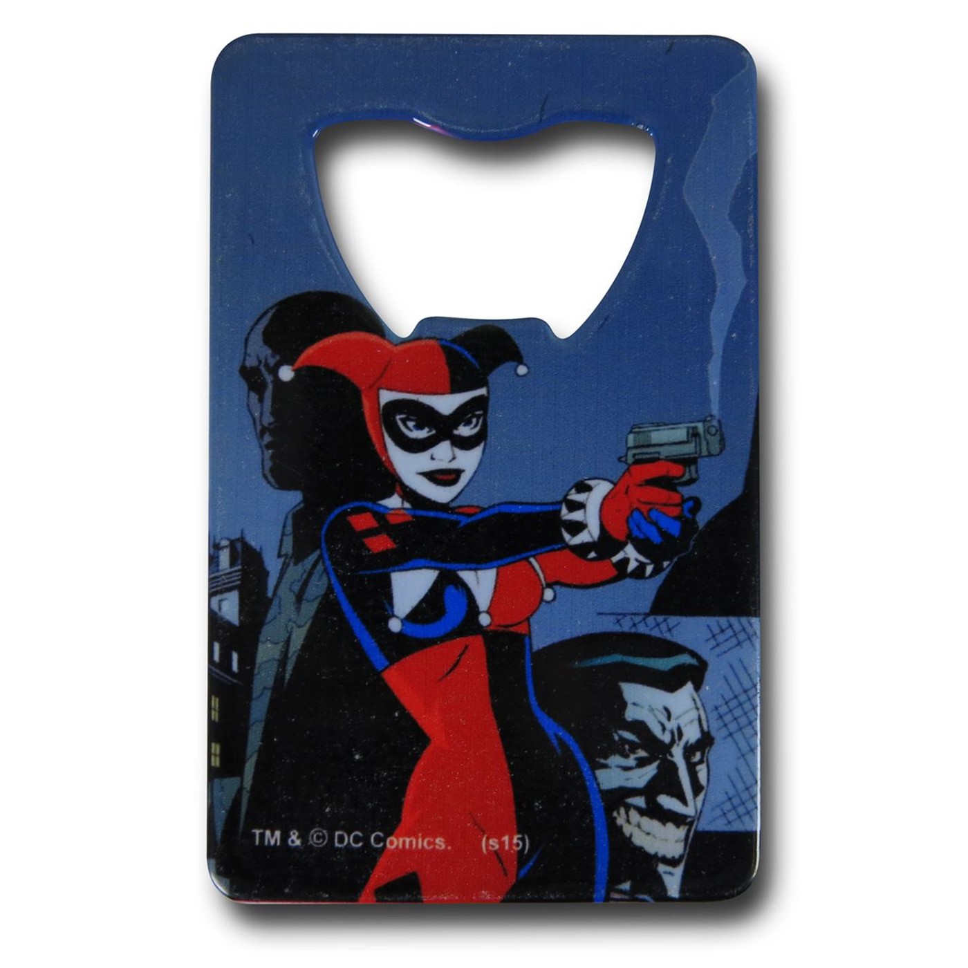 Harley Quinn Credit Card Bottle Opener, Black