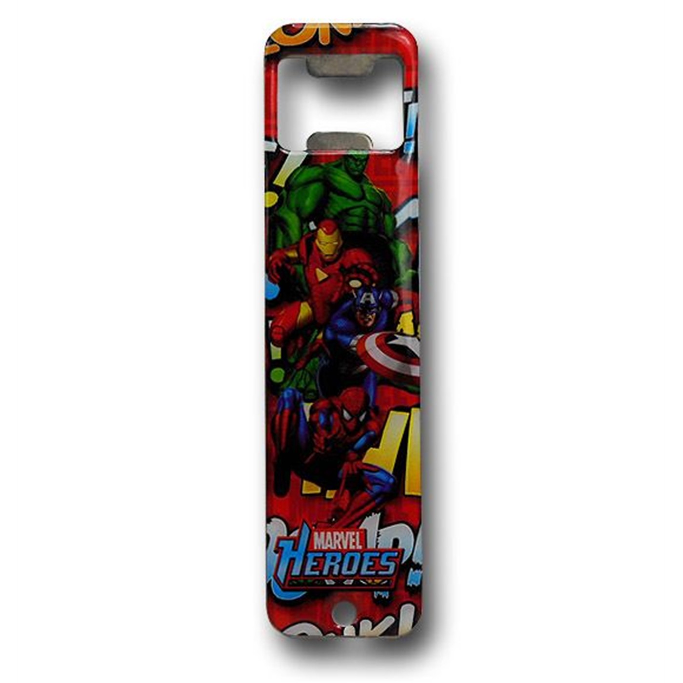 Marvel Heroes Collage Bottle Opener