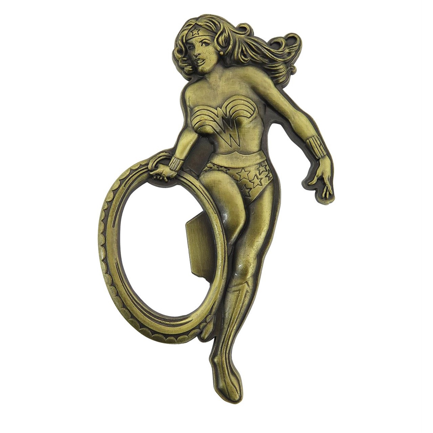 Wonder Woman with Lasso Metal Bottle Opener