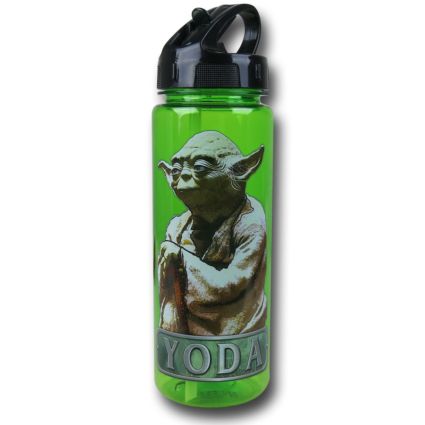 Star Wars Yoda Plastic Flip Top Bottle