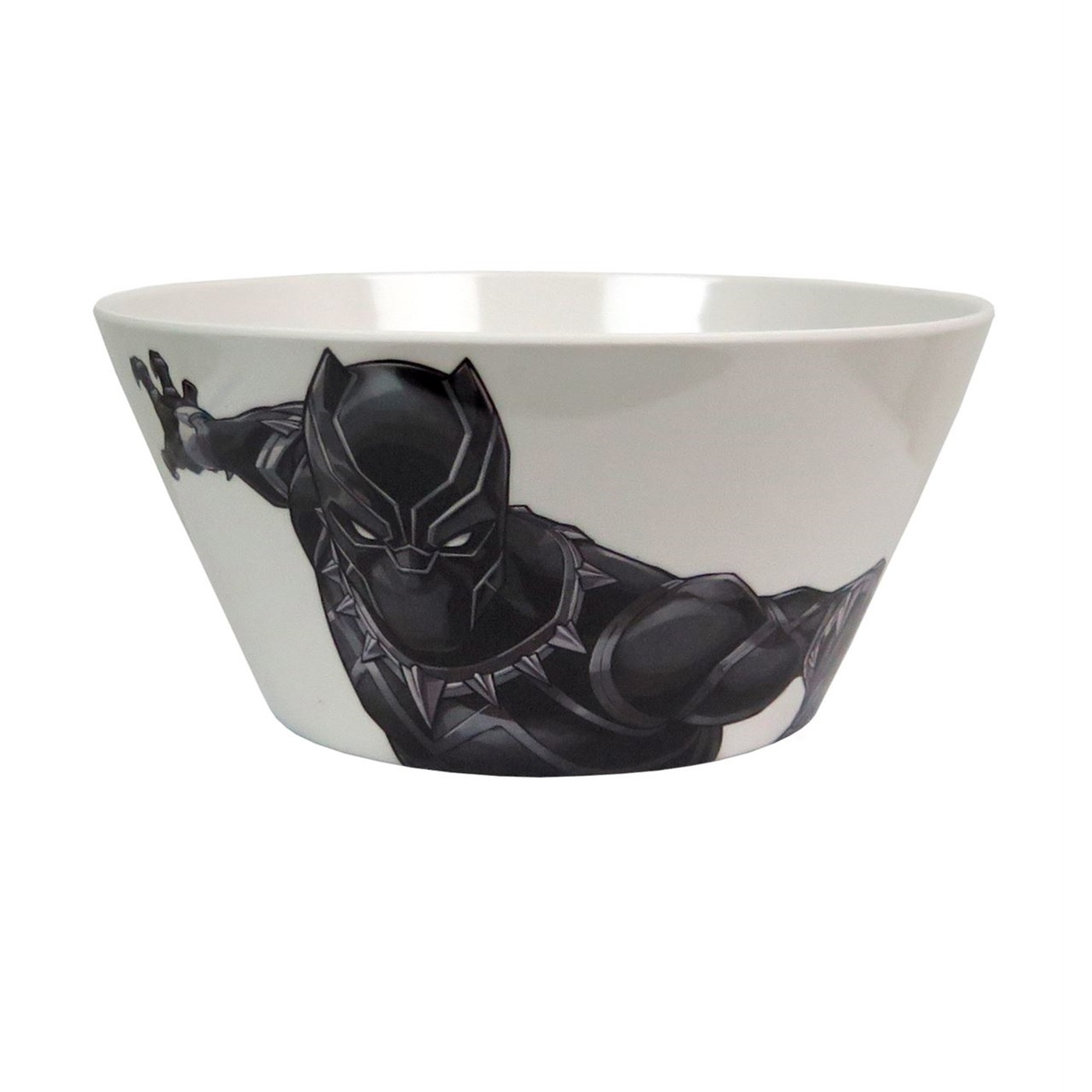 Black Panther Icon Plastic 25oz Soup Bowl, White