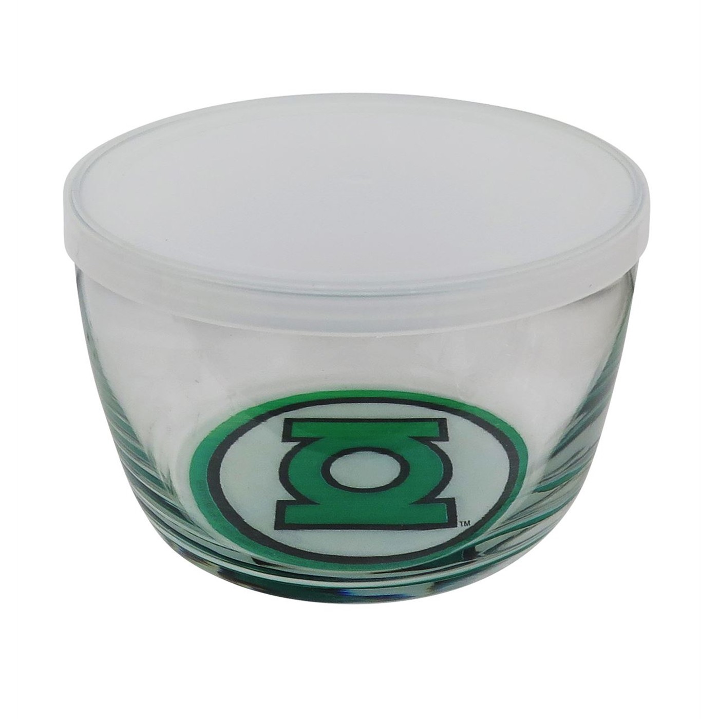 Green Lantern 16oz Glass Storage Bowl with Lid, Green