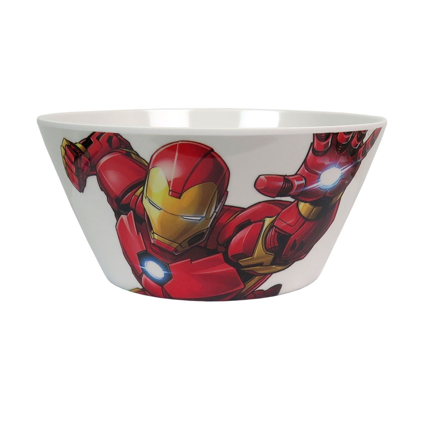 Iron Man Flight Plastic 25oz Soup Bowl, White