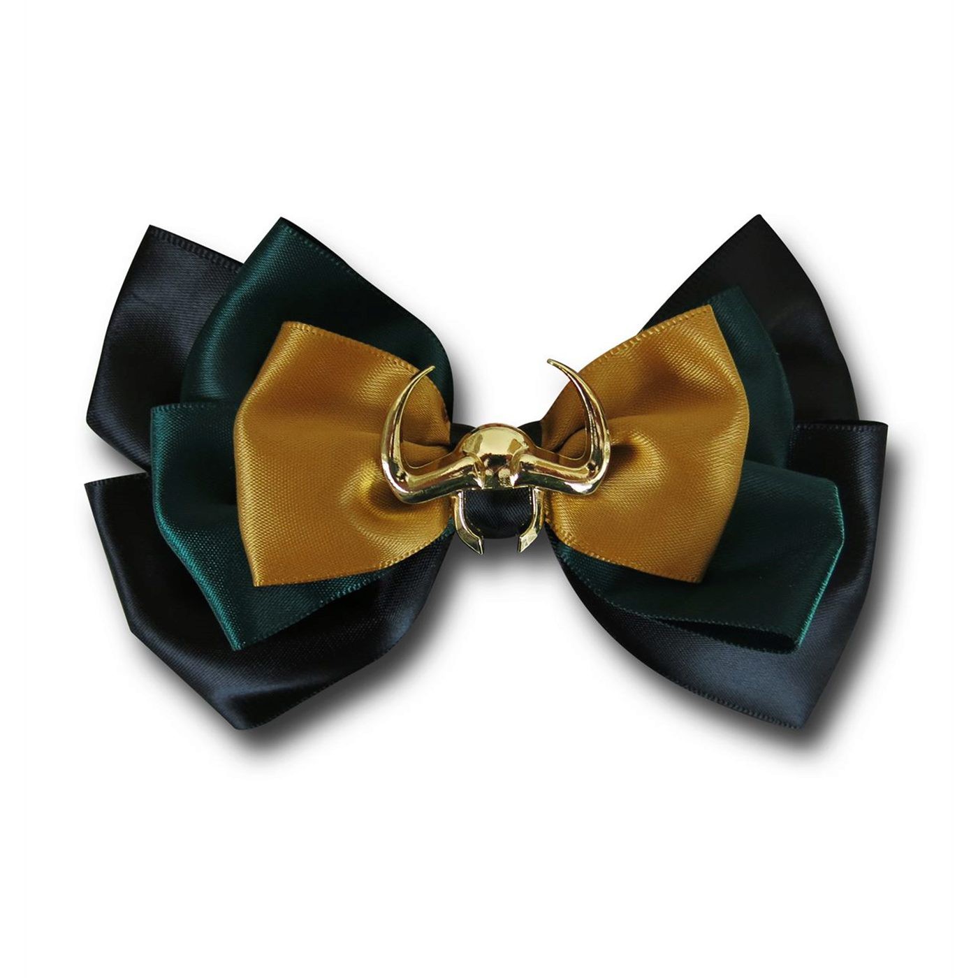 Loki Costume Hair Bow Tie, Green