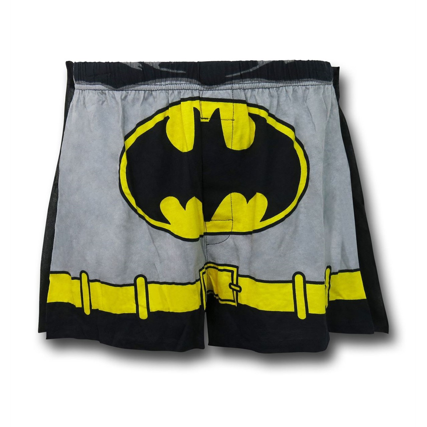 Batman Dark Grey Caped Men's Boxer Shorts, Grey