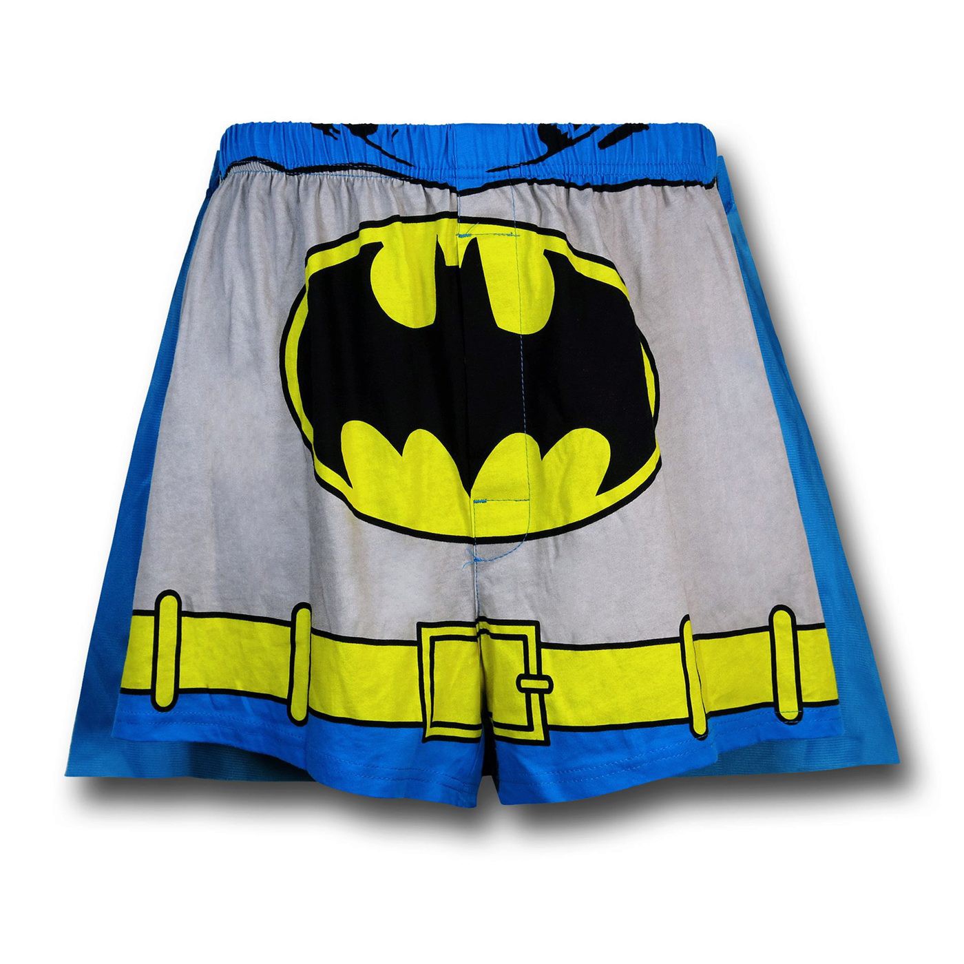 Batman Grey Costume Caped Knit Boxers, Grey