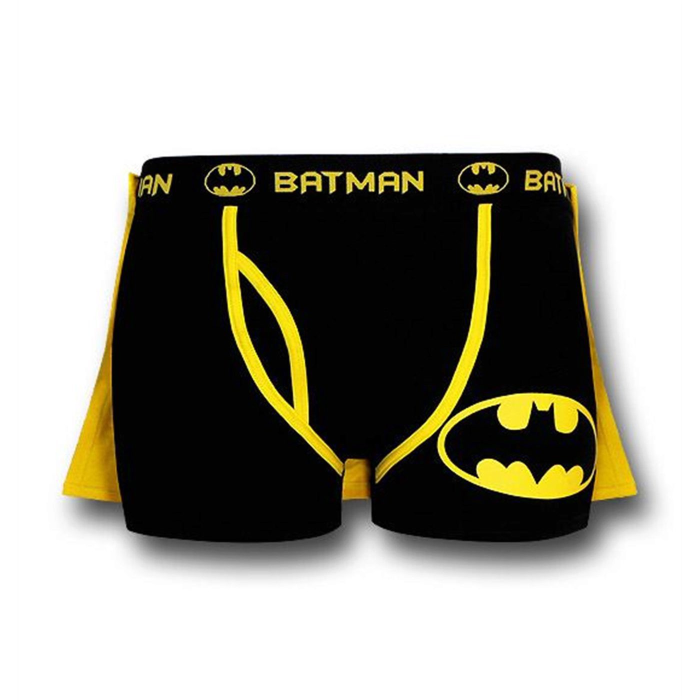Batman Black Caped Boxer Briefs, Black