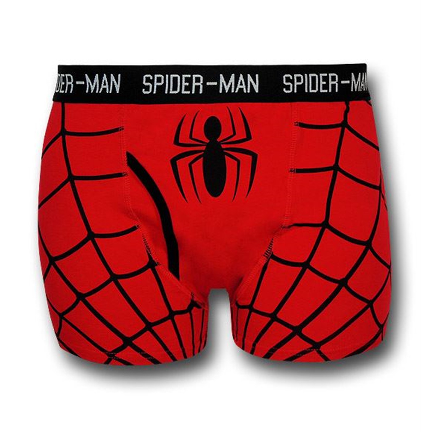 Spiderman Symbol on Webs Boxer Briefs, Red
