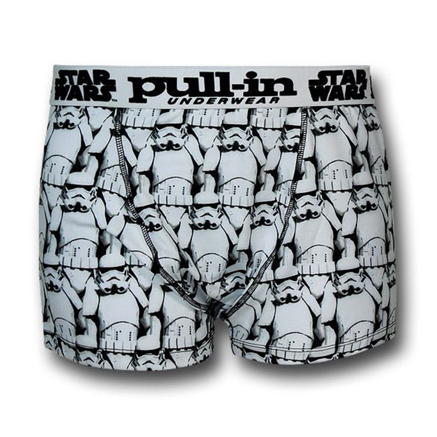 Star Wars Trooper Pull-In Boxer Briefs, White
