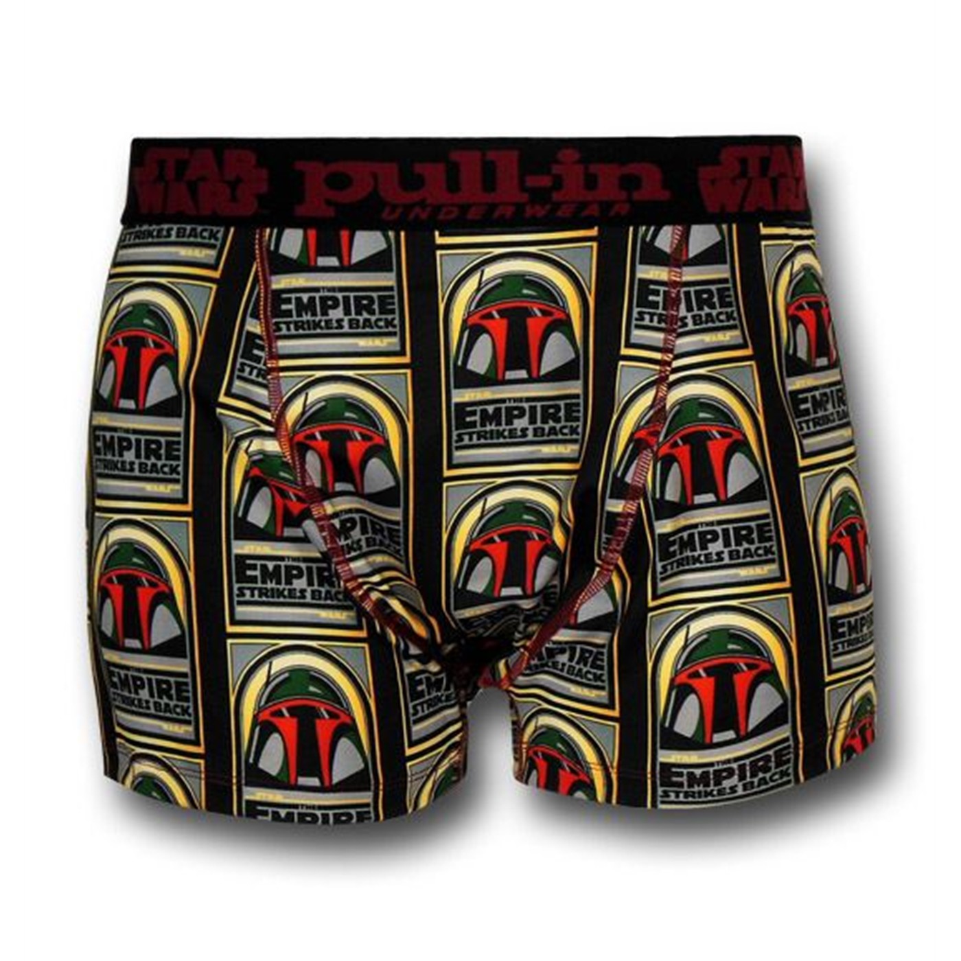 Star Wars Boba Fett Pull-In Boxer Briefs, Black