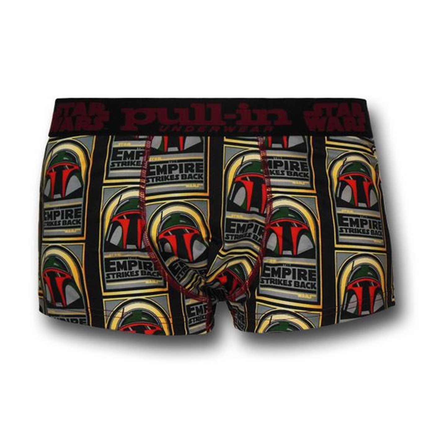 Star Wars Boba Fett Short-Cut Pull-In Boxer Briefs, Black