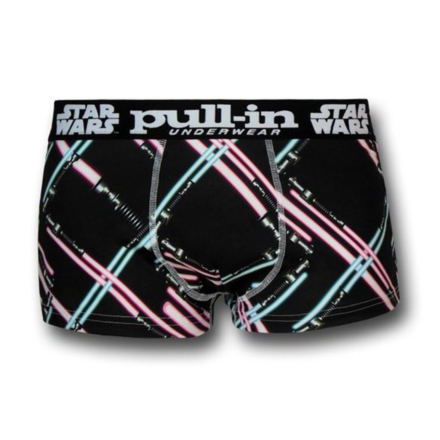 Star Wars Saber Short-Cut Pull-In Boxer Briefs, Black