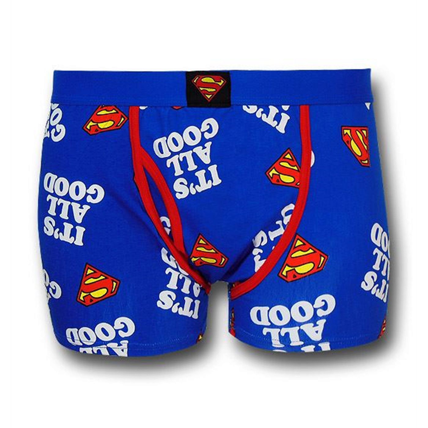 Superman It's All Good Boxer Briefs, Blue