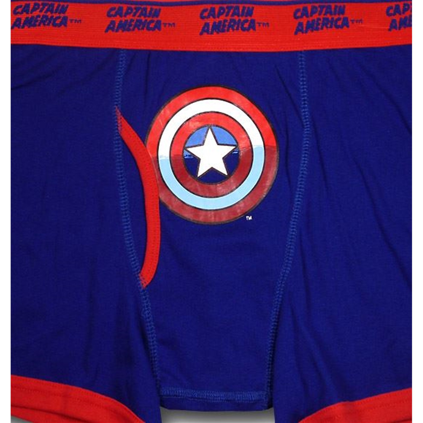 Captain America Symbol Boxer Briefs