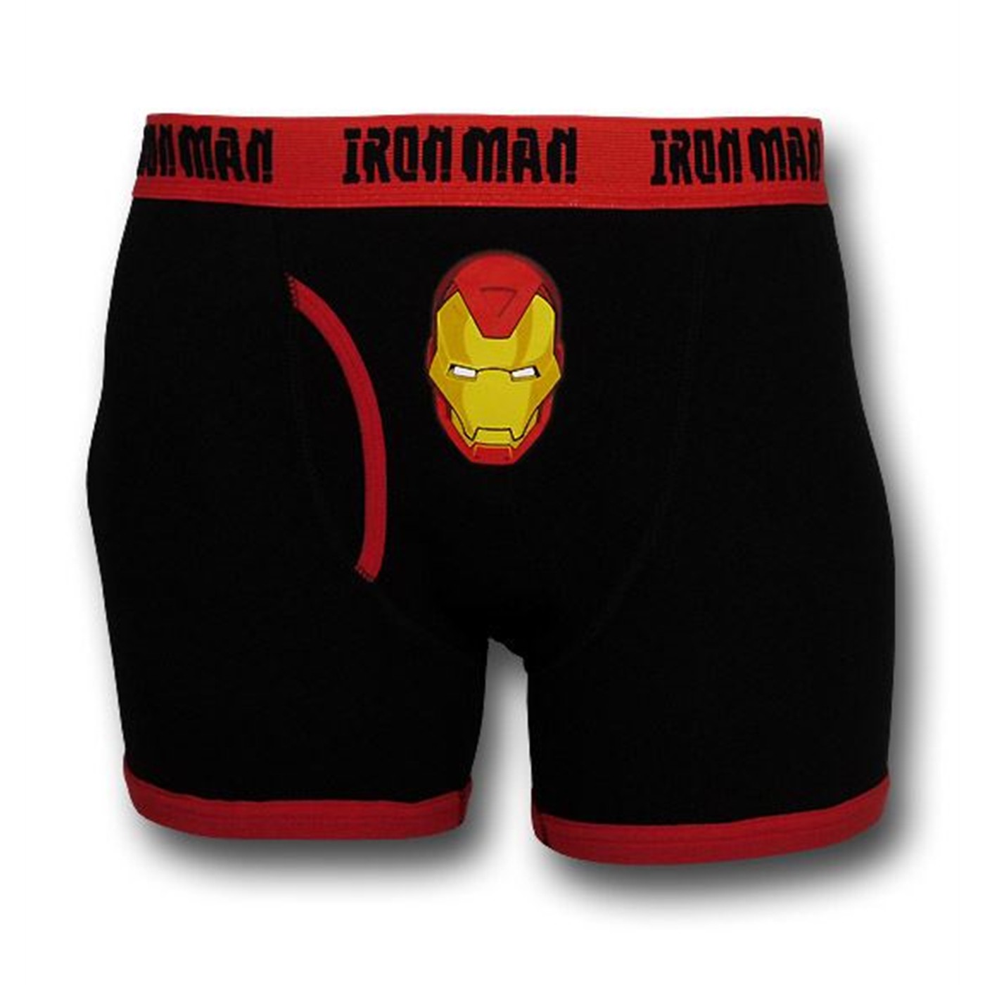 Iron Man Head Boxer Briefs, Black