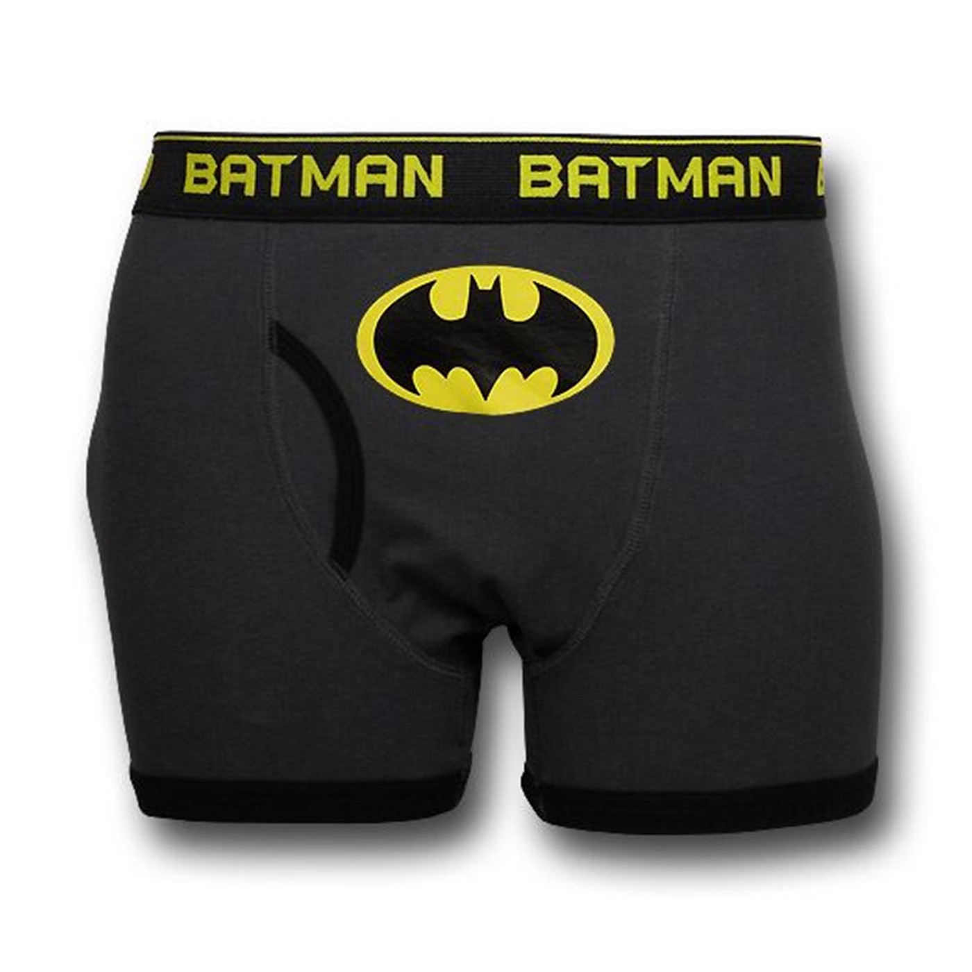 Batman Symbol Grey Boxer Briefs, Grey