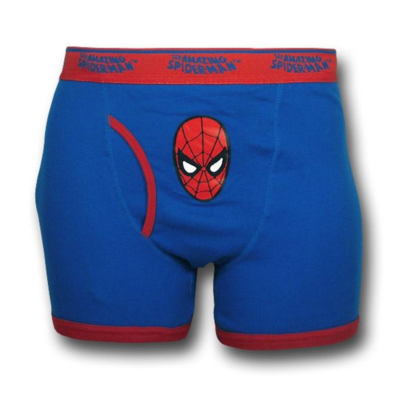 Spiderman Head Boxer Briefs, Blue