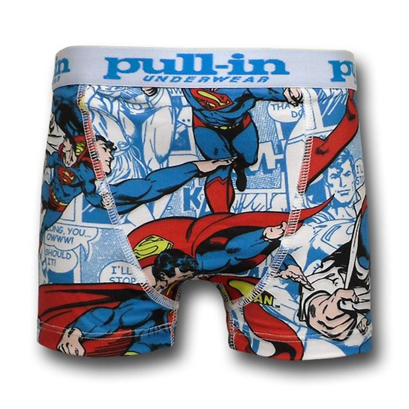 Superman Kids Panels Pull-in Boxer Briefs