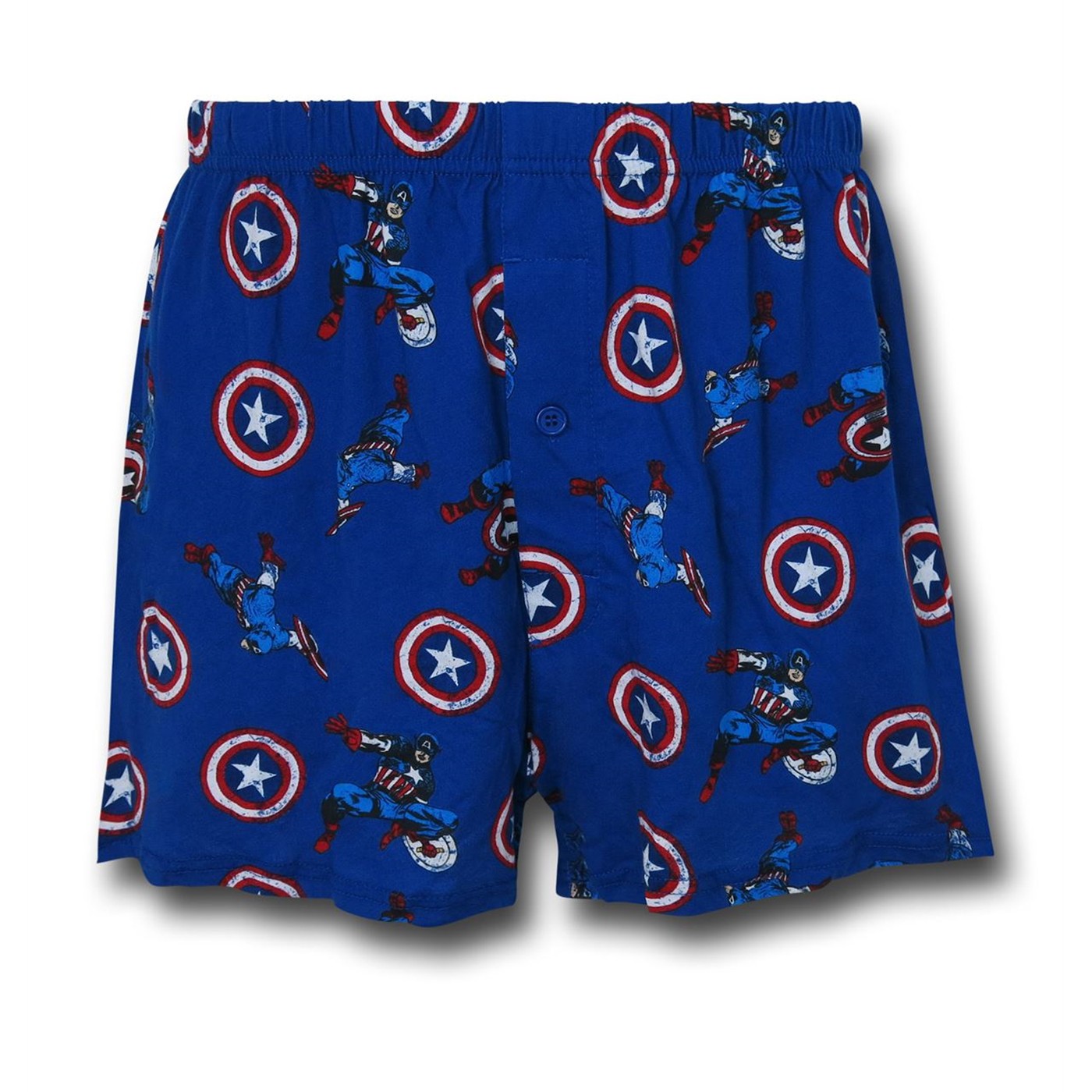 Captain America Shield & Character Boxers, Blue