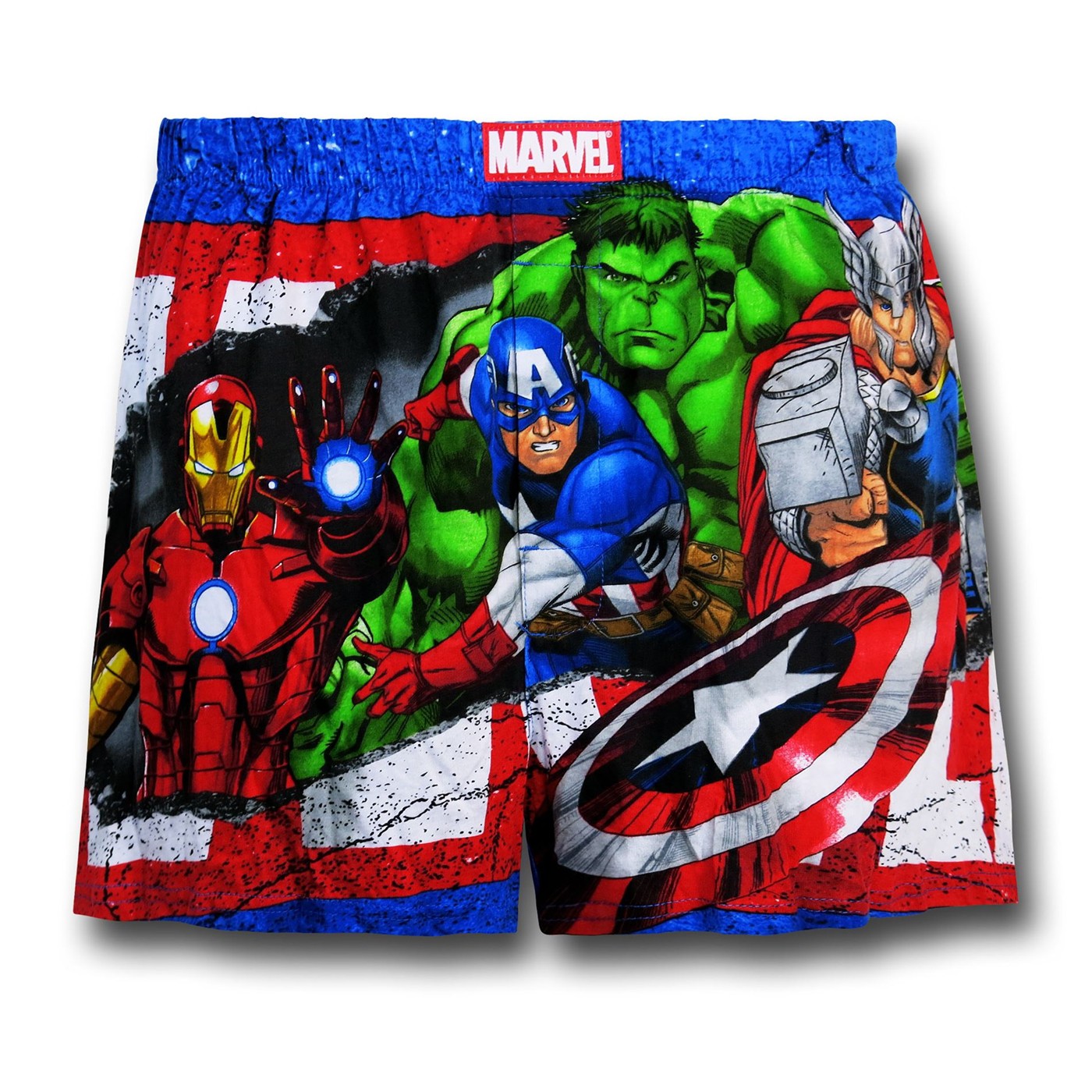 Avengers Modern Heroes Knit Boxers, Blue